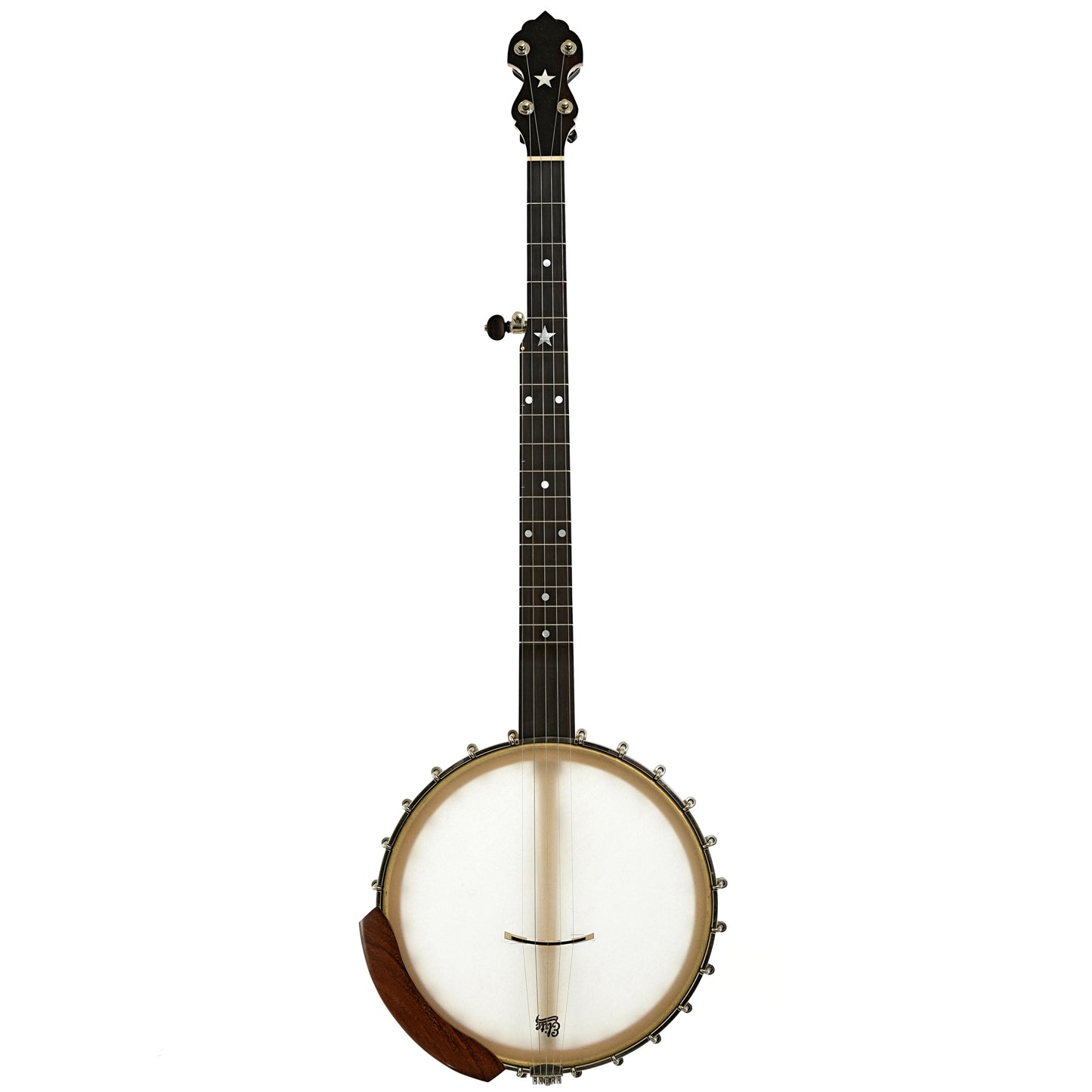 Full front of Bart Reiter Special Scoop Open Back Banjo 