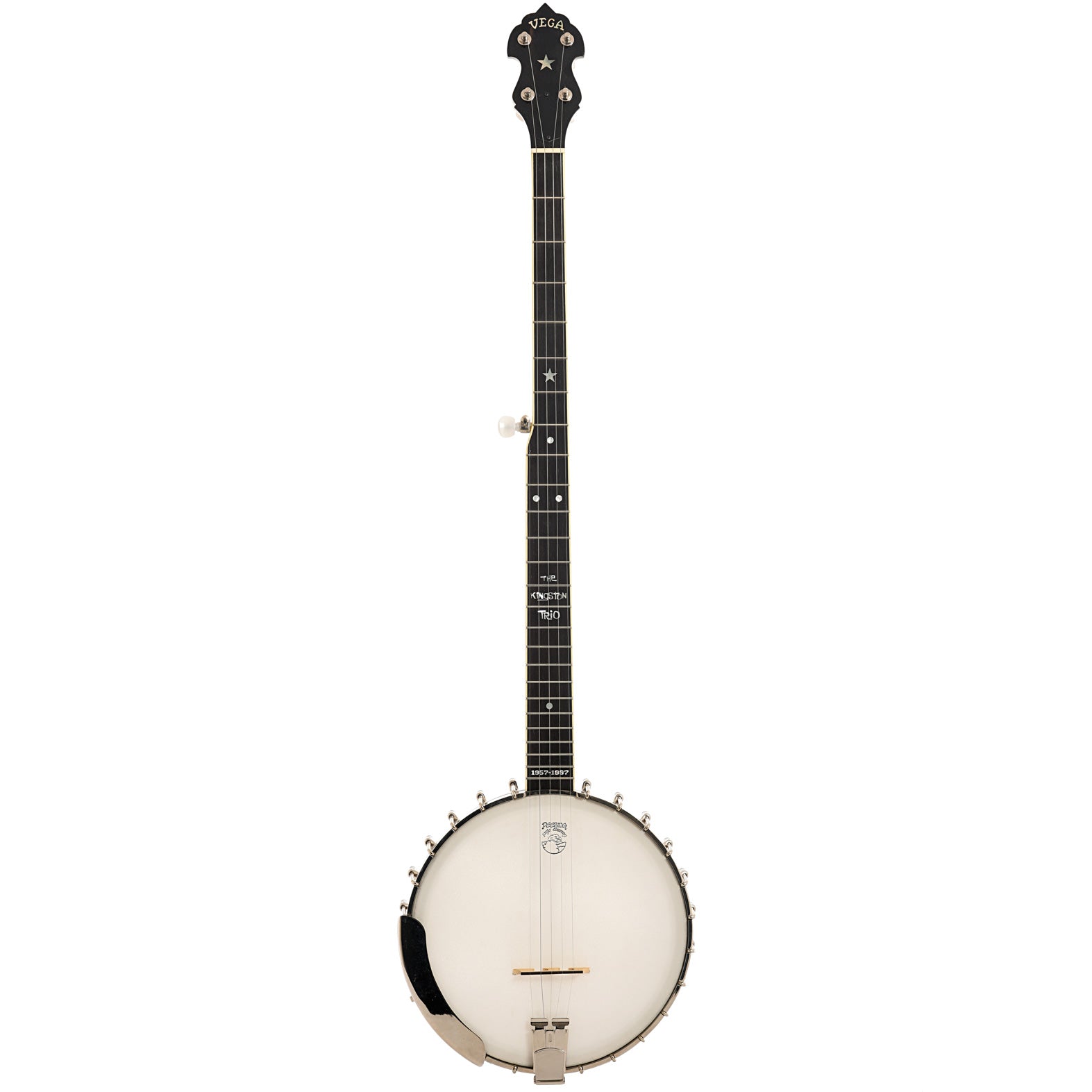 Full front of The Kingston Trio Vega banjo