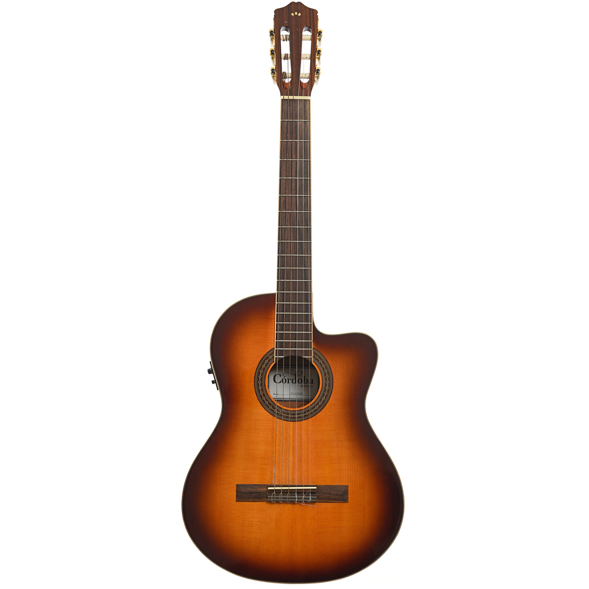 Full front of Cordoba C5-CESB Classical Guitar