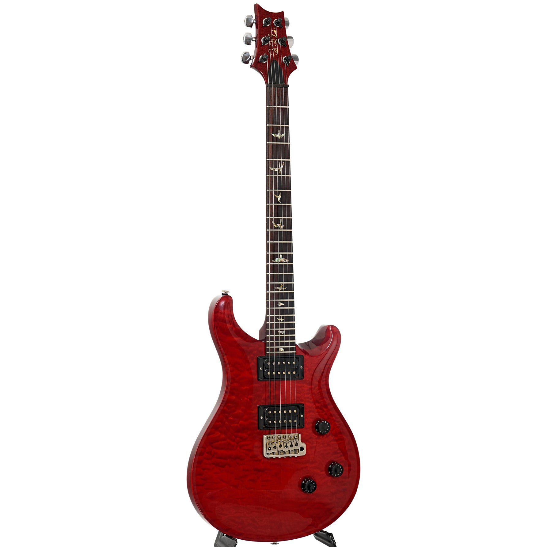 Full front and side of PRS Custom 24 Electric Guitar 