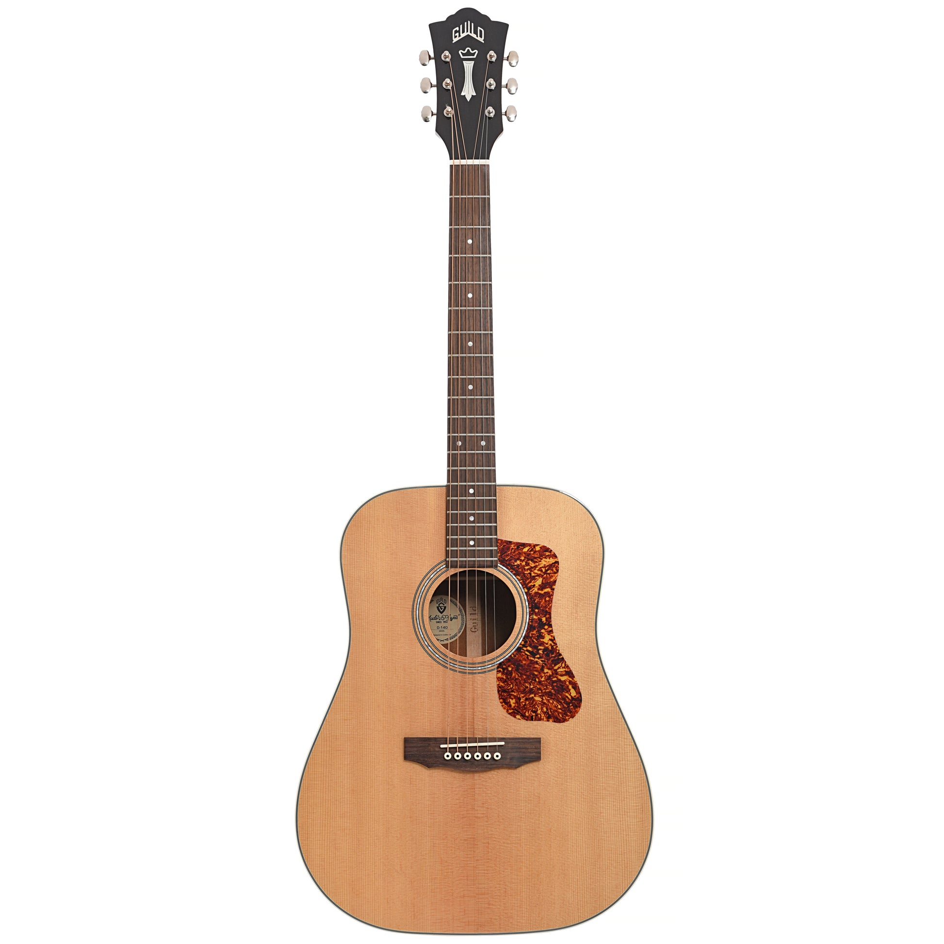 Full front of Guild Westerly Collection D-140 Acoustic Guitar