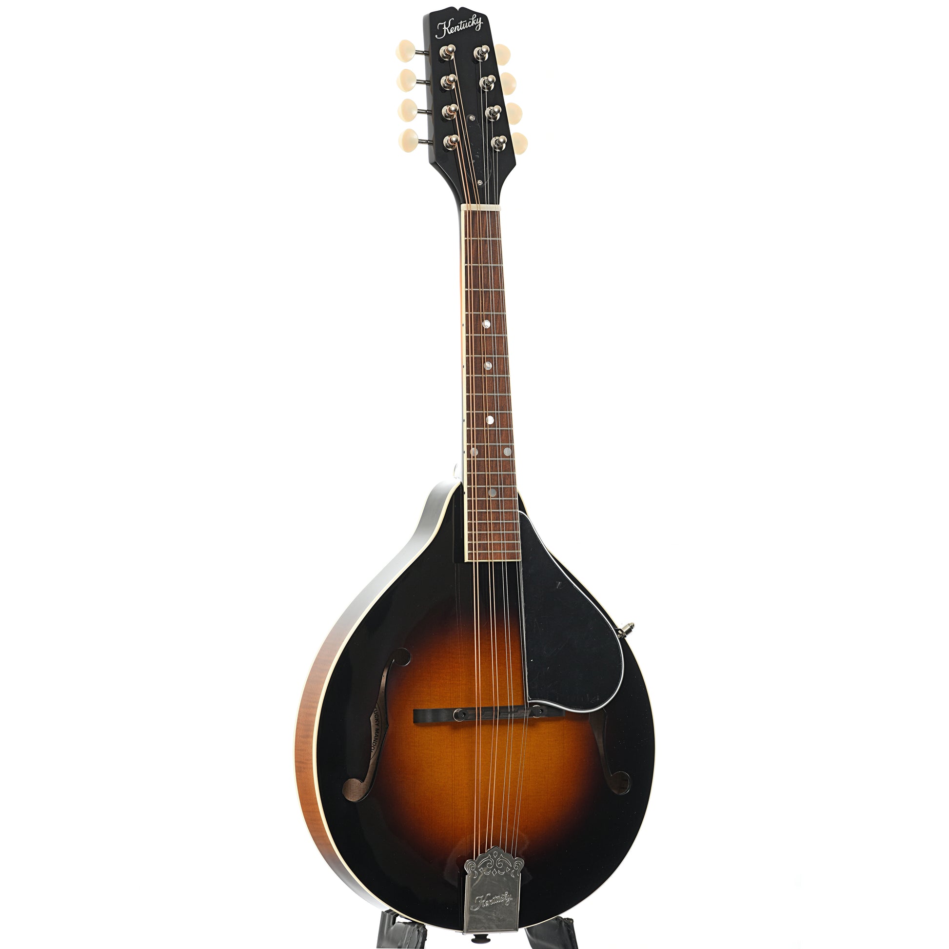 Full front and side of Kentucky KM-150 A-Model Mandolin