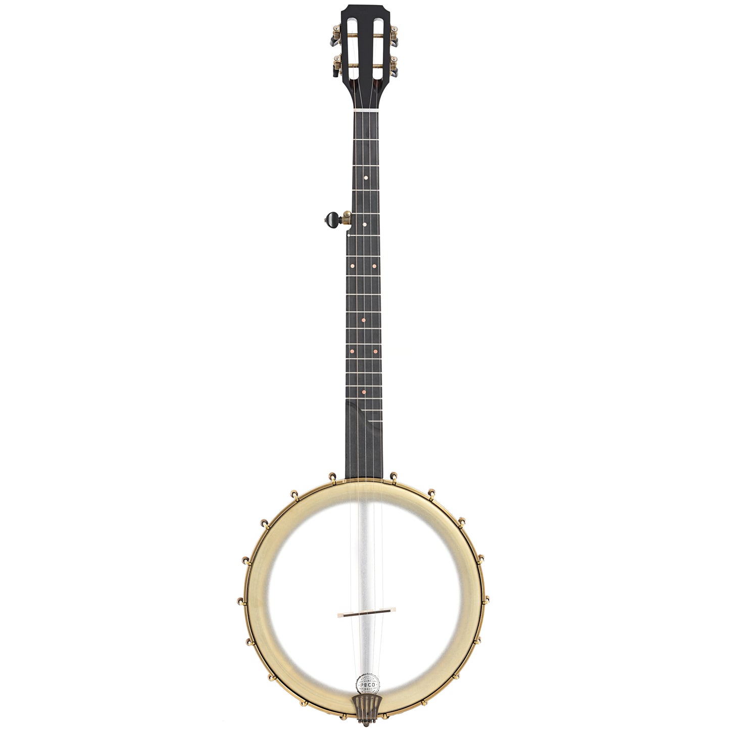 Full front of Pisgah Banjo Co. 12" Dobson Professional, Short scale