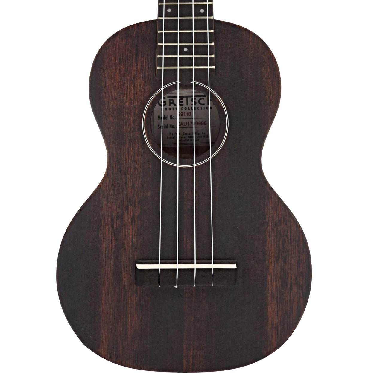 Front of Gretsch G9110 Concert Standard Ukulele