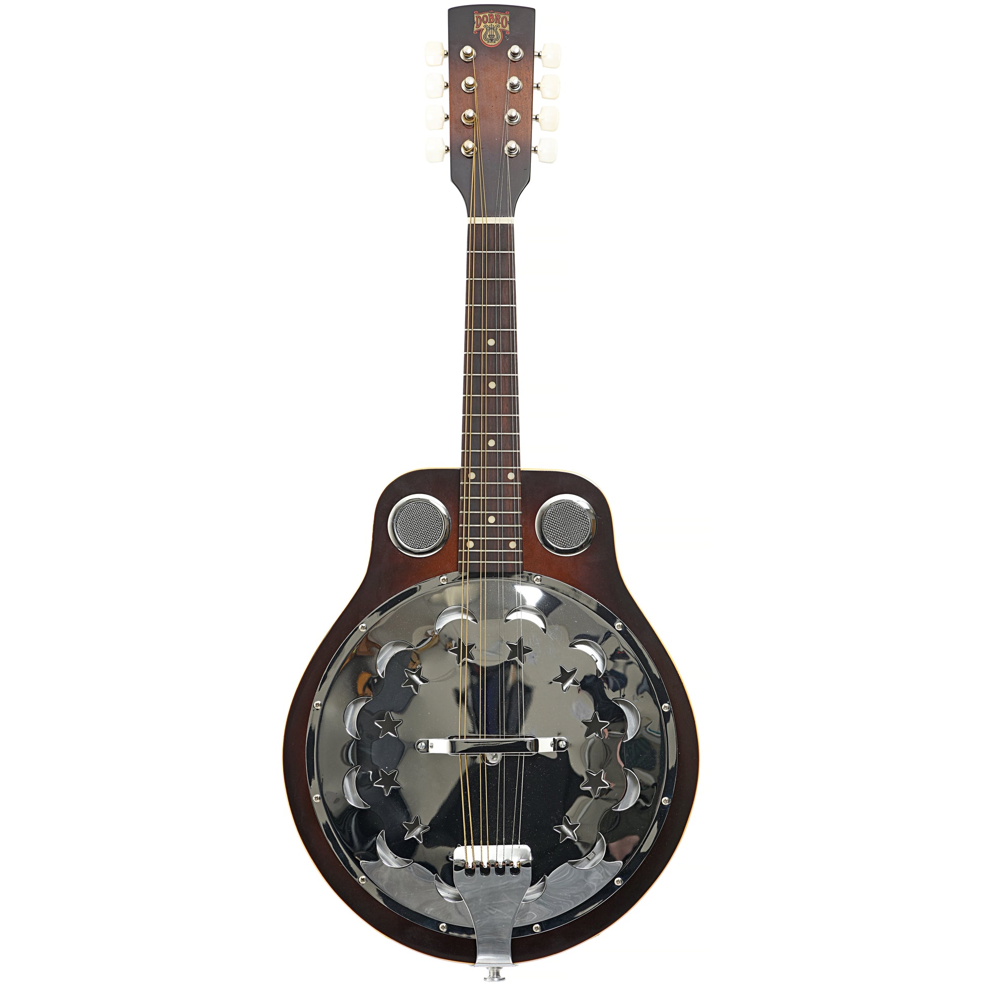 Full front of Dobro Model No.15 Resonator Mandolin (1982)