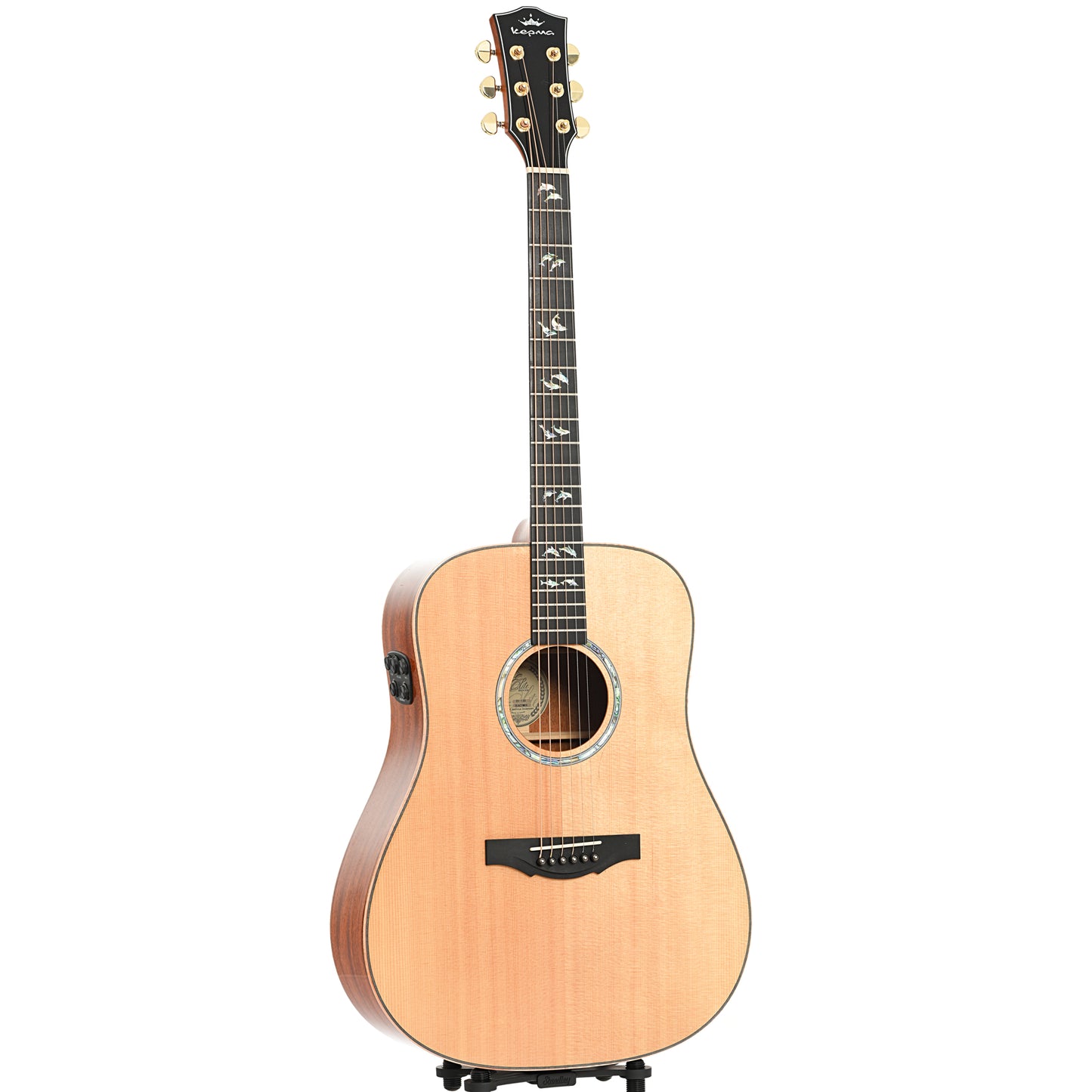 Full front and side of Kepma D1-130 Acoustic Guitar (c.2020)