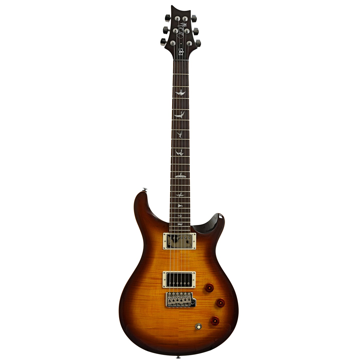 Full front of PRS DGT SE electric Guitar