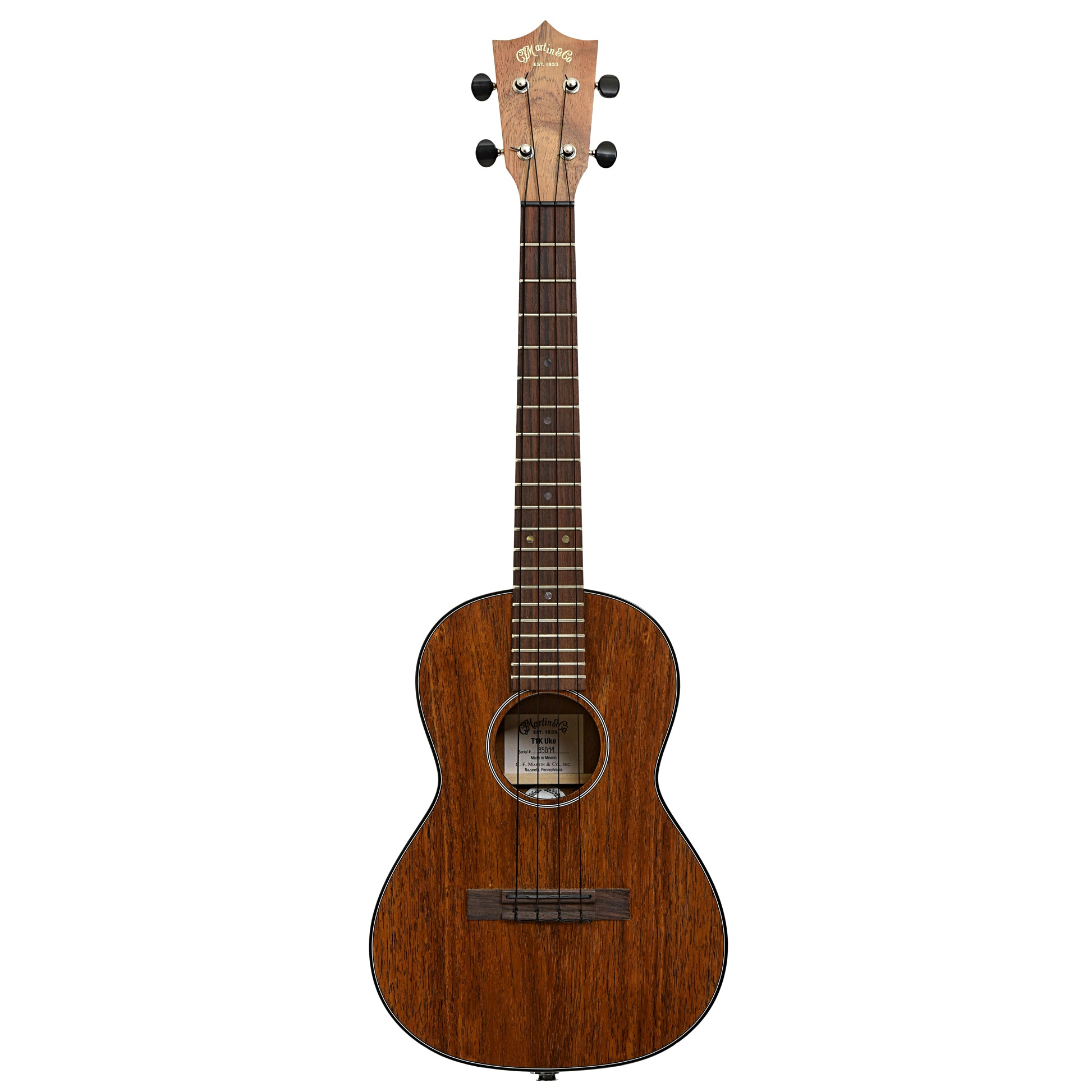 Full front of Martin TKE Tenor Ukulele