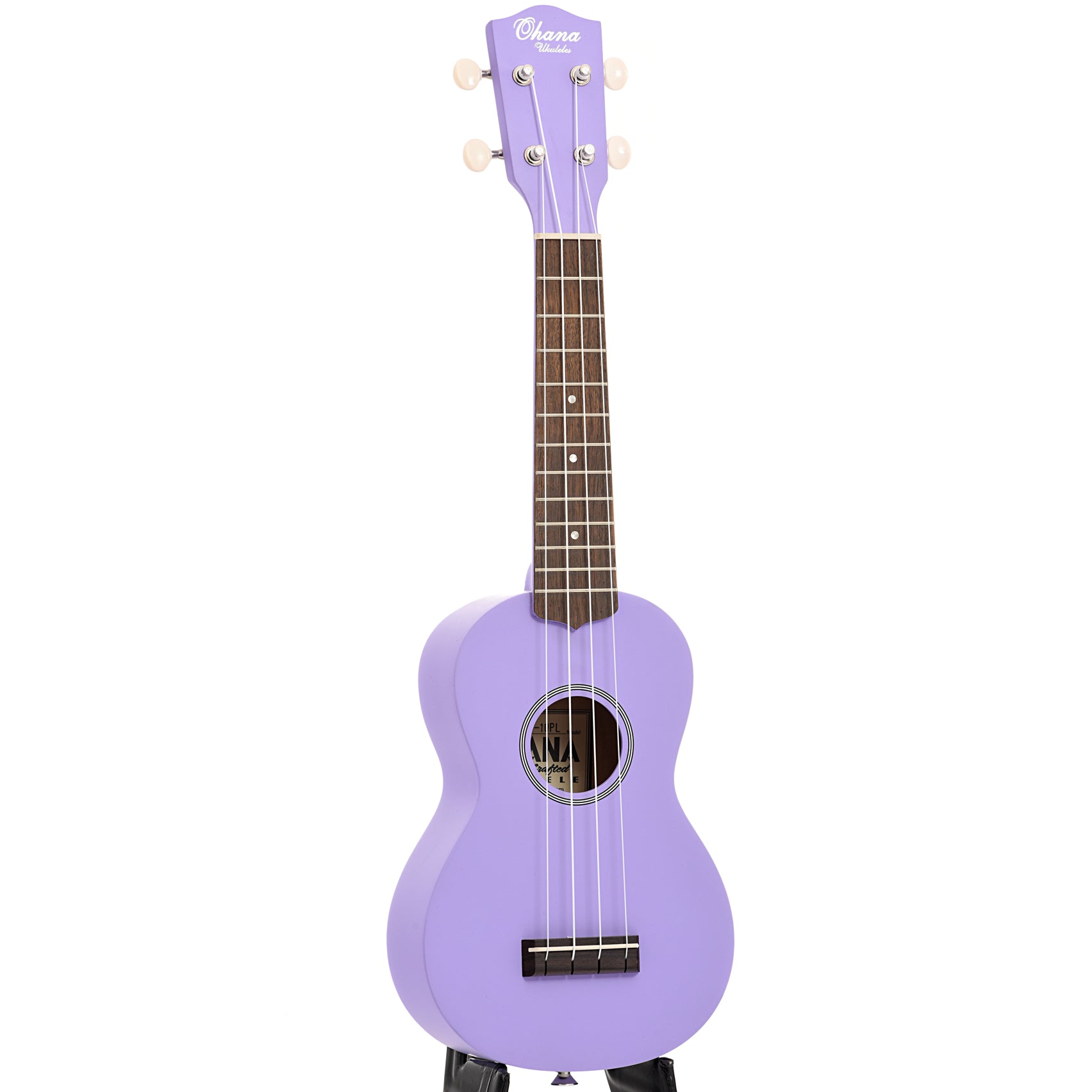 Ohana SK-10 Soprano Ukulele Starter Pack, Purple – Elderly Instruments