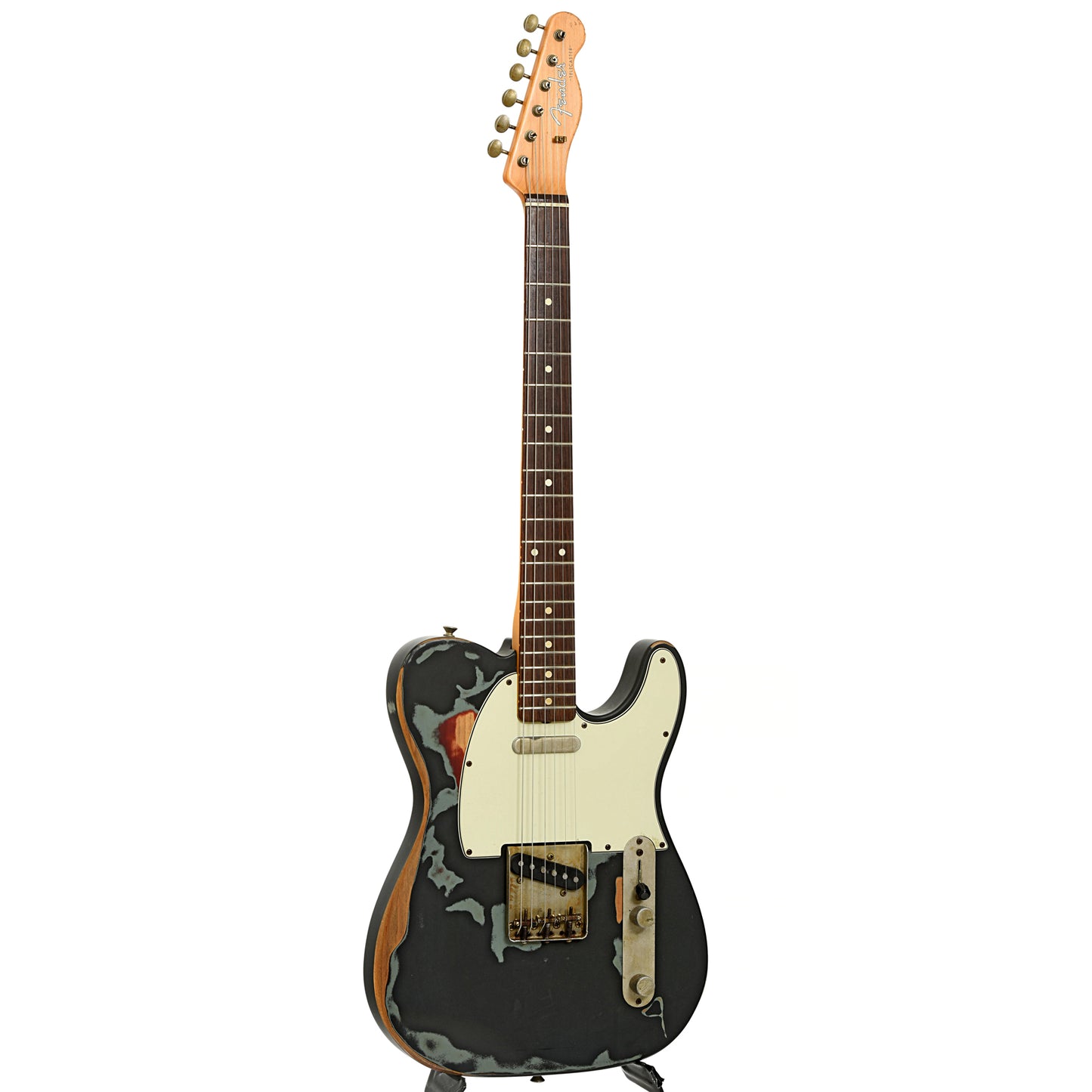 Full front and side of Fender Joe Strummer Artist Series Telecaster Electric Guitar 