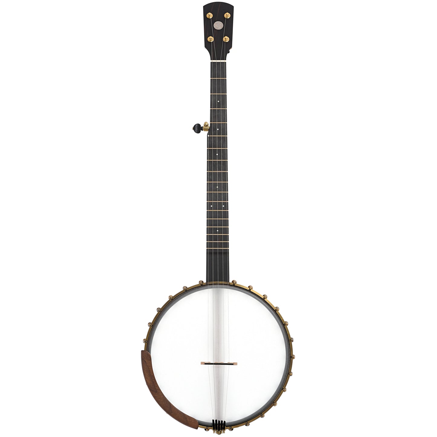 Full front of Ode Magician 12" Openback Banjo