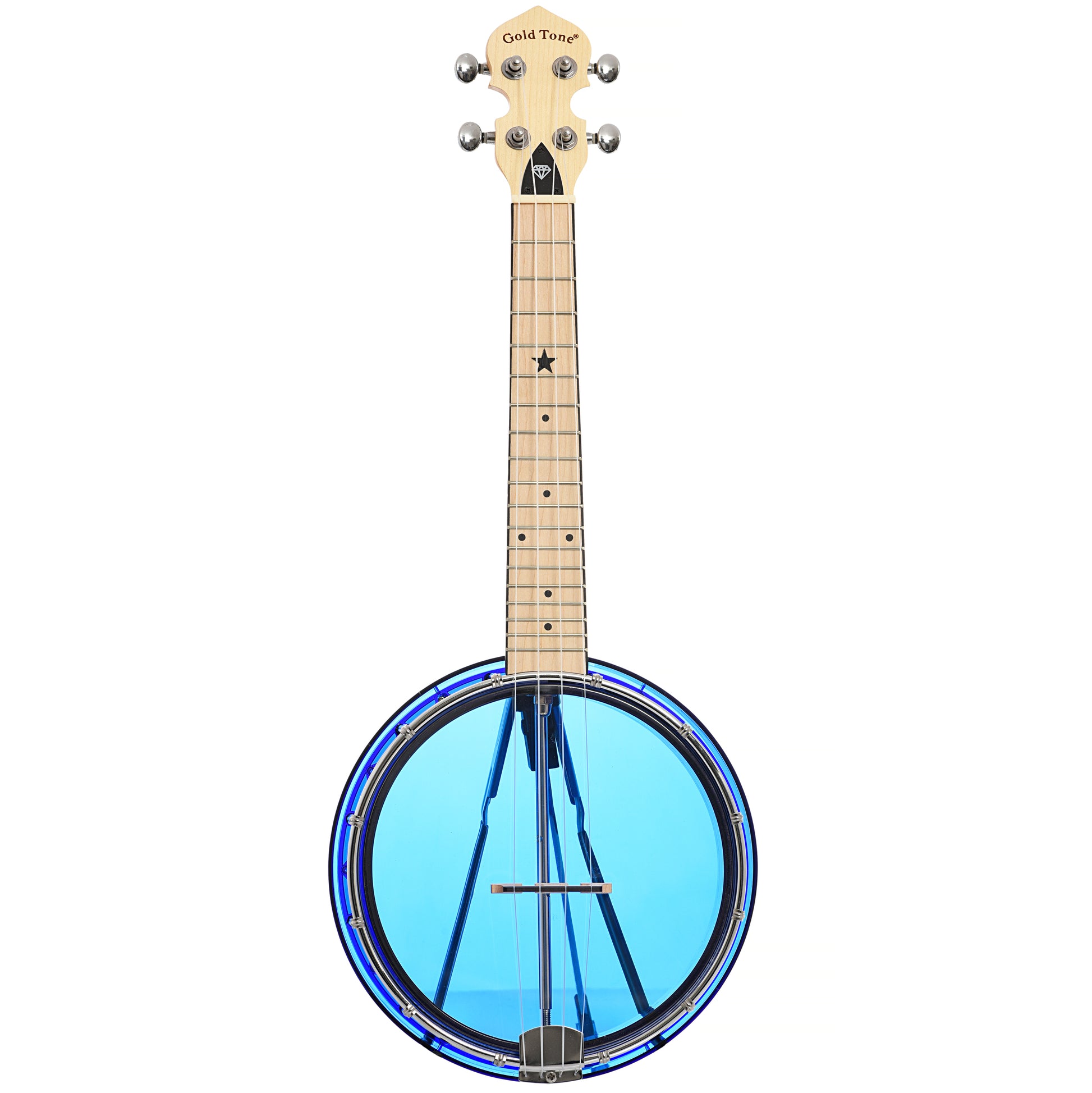 Full front of Gold Tone Little Gem Banjo Ukulele