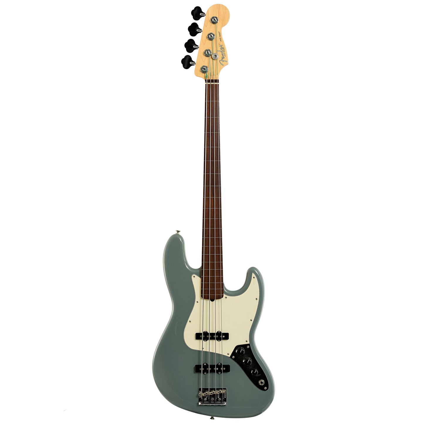 Full front of Fender American Professional Fretless Jazz Bass