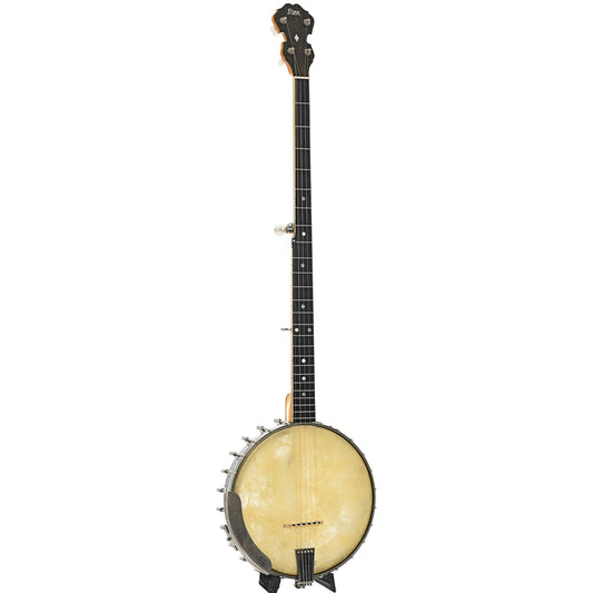 Full front and side of Muse Style No.5 Extra long Neck Banjo (mid 1960's)