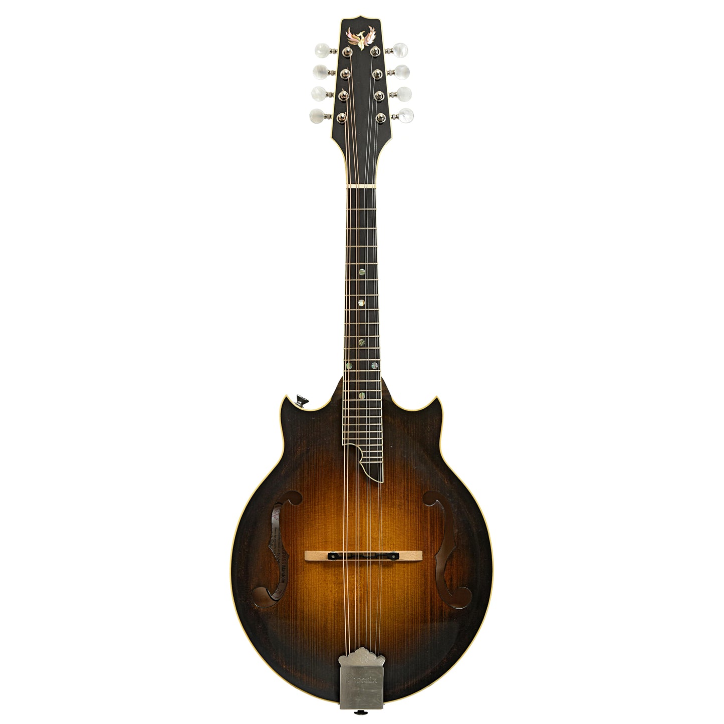 Full front of Phoenix Bluegrass Model Mandolin