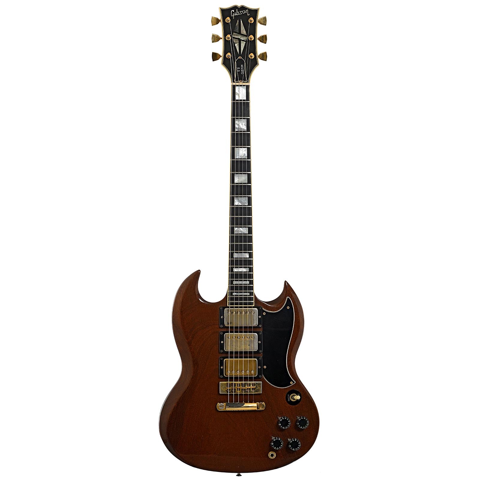 Full front of Gibson SG Custom Electric Guitar