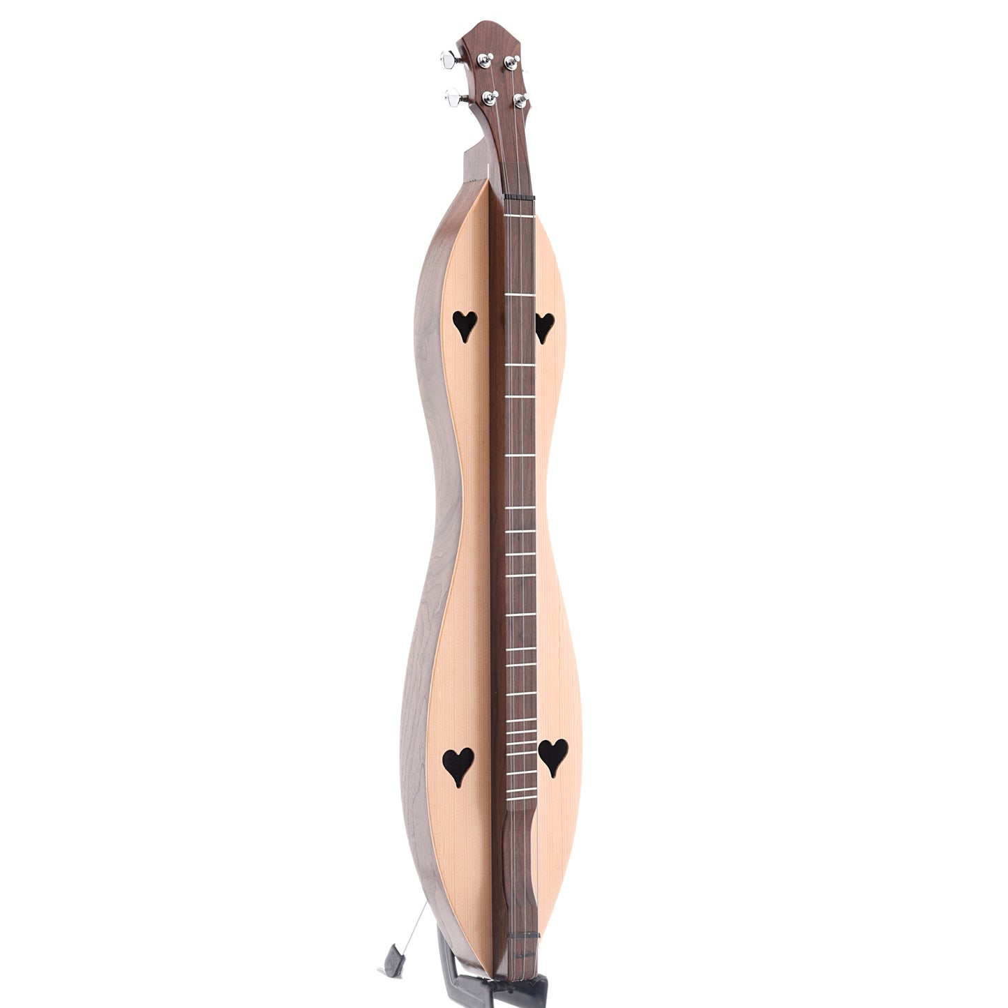 Image 1 of McSpadden 4FH26WS Walnut & Spruce Lap Dulcimer & Gigbag, Short Scale - SKU# M4FH26-WS : Product Type Dulcimers : Elderly Instruments