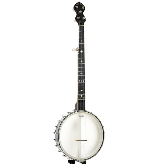 Full front and side of Gold Tone OT-800 Openback Banjo