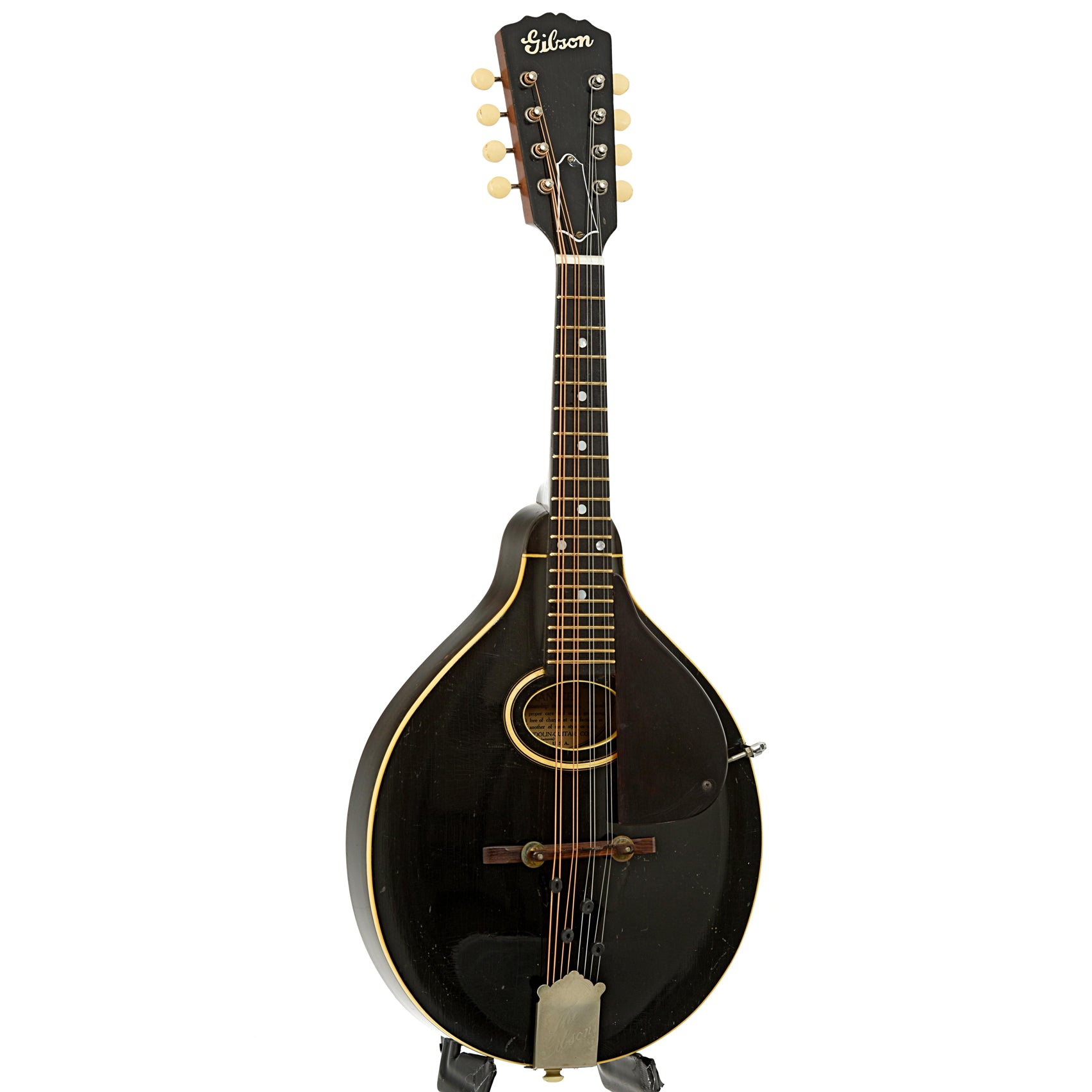 Full front and side of Gibson A-1 Mandolin 