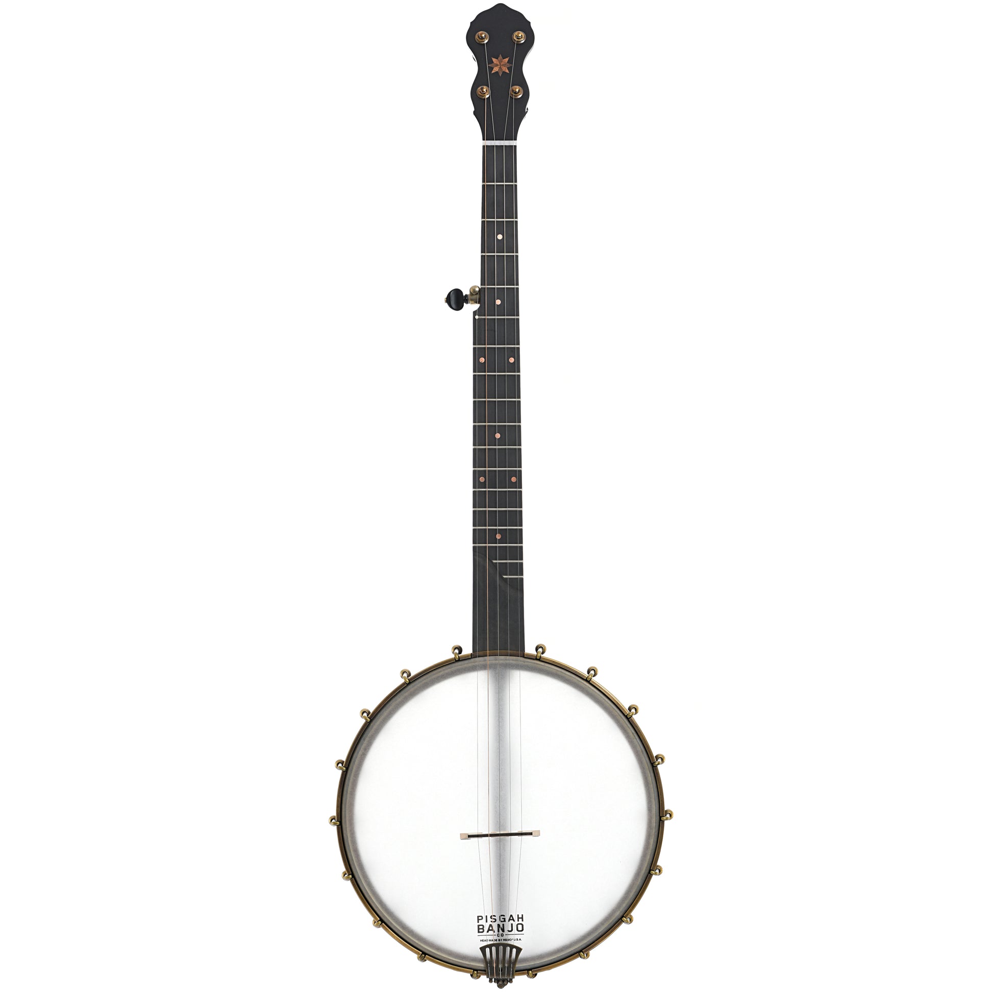 Full front of Pisgah Wonder 12" Openback Banjo - Standard Scale