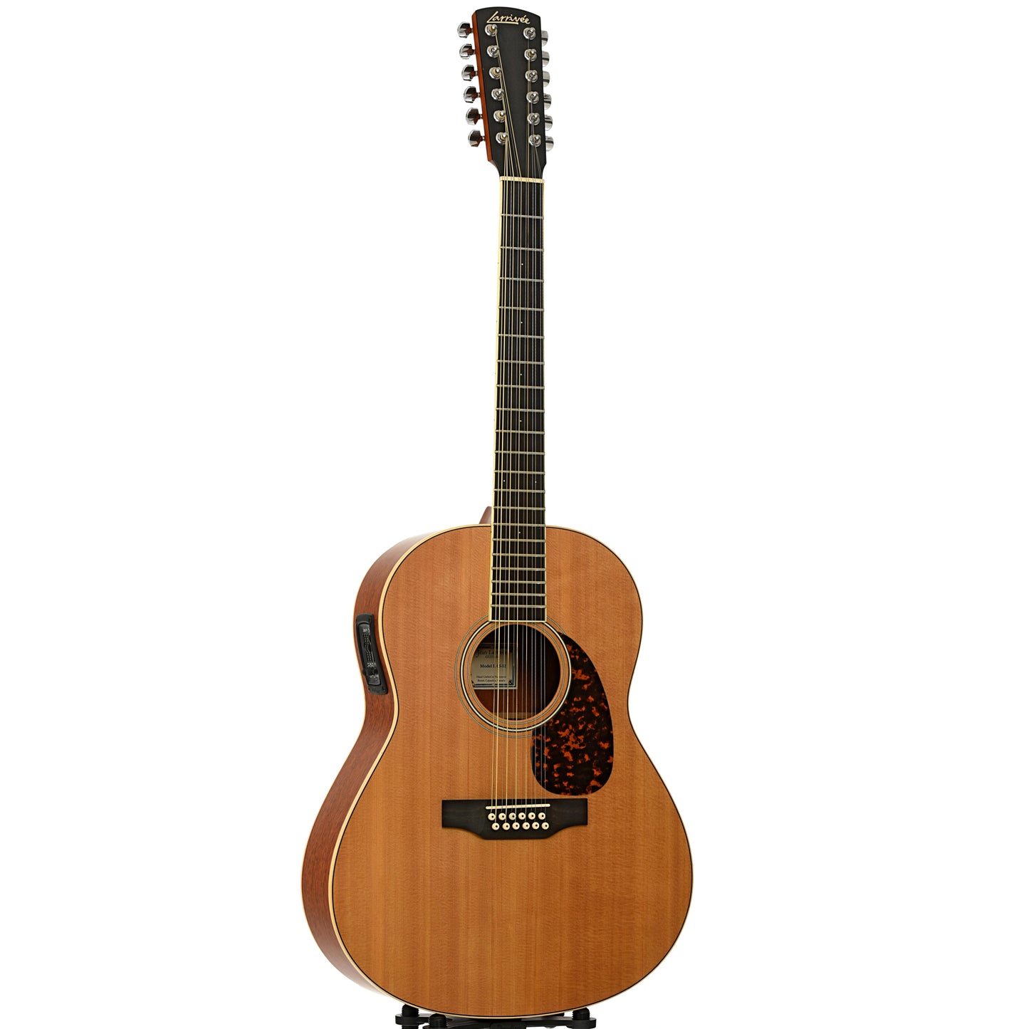 Full front and side of Larrivee L-03-12 12-String Acoustic Guitar 