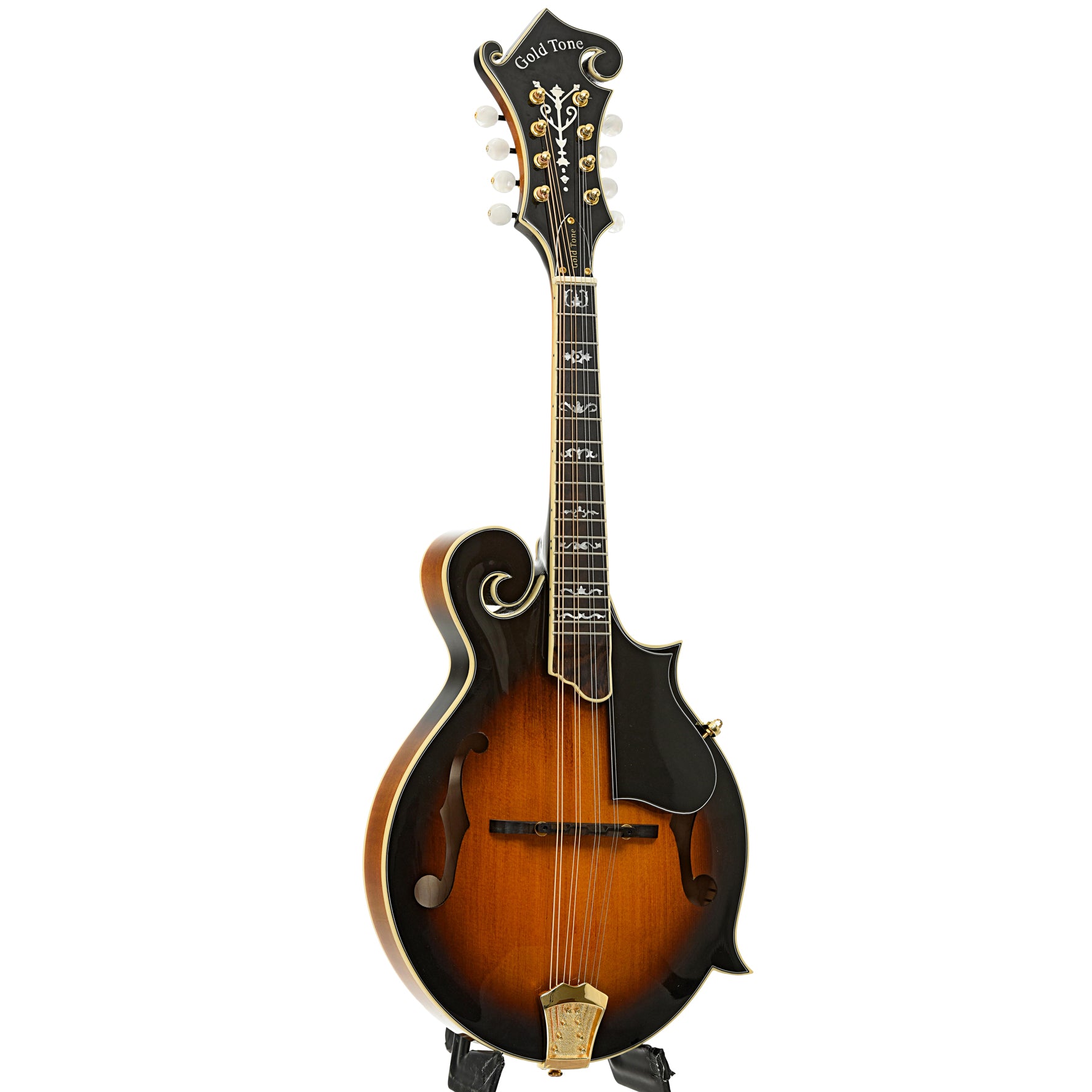 Full front and side of Gold Tone GM-70 Plus Mandolin