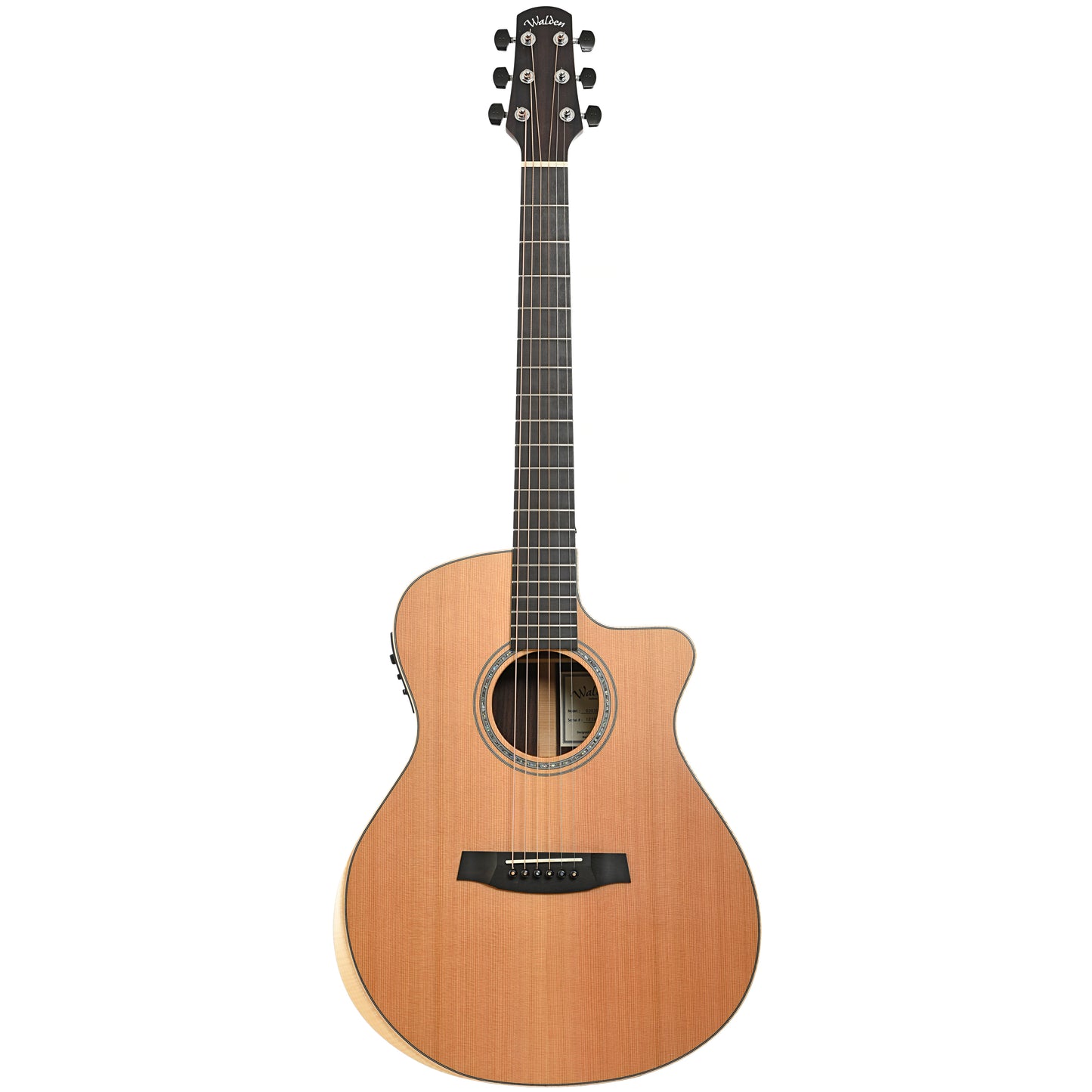 Full front of Walden R3030RCE Acoustic-Electric Guitar (c.2021)