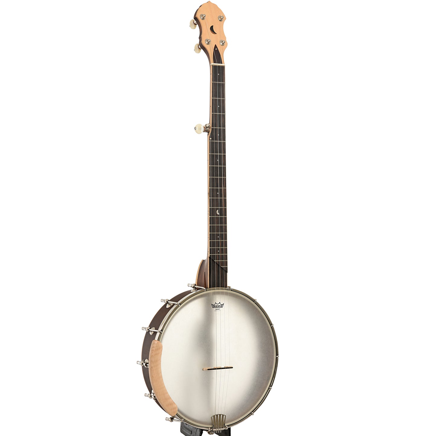 Full front of Gold Tone High Moon HM-100 Open Back Banjo