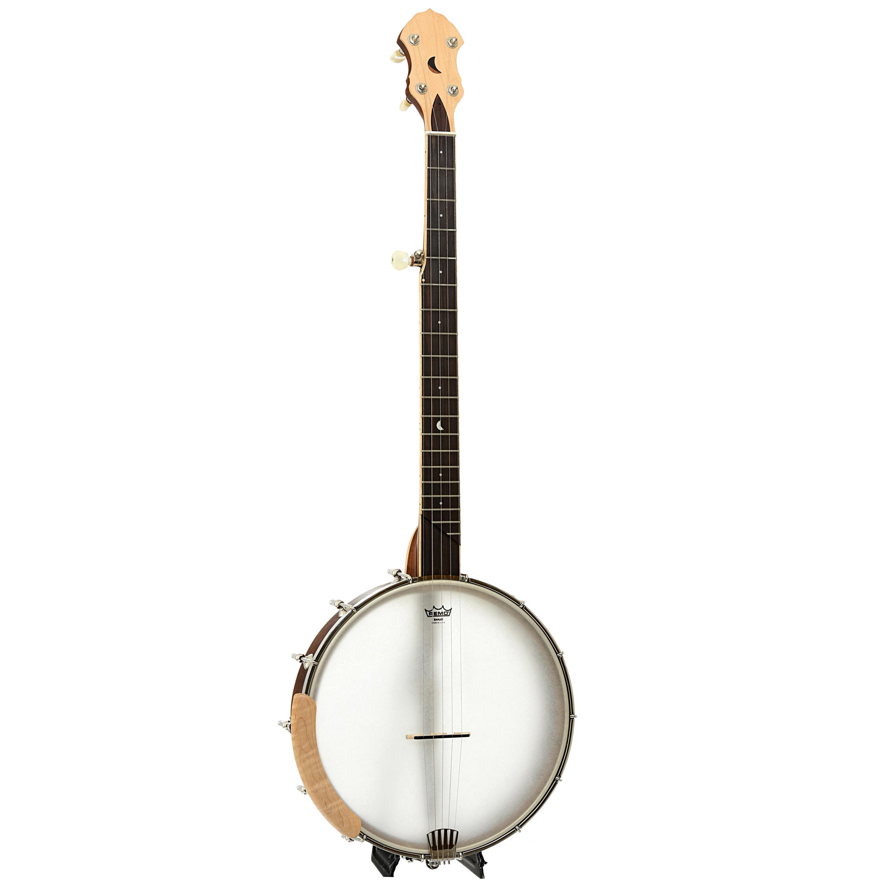 Full front of Gold Tone HM100 HIgh Moon Open Back Banjo 