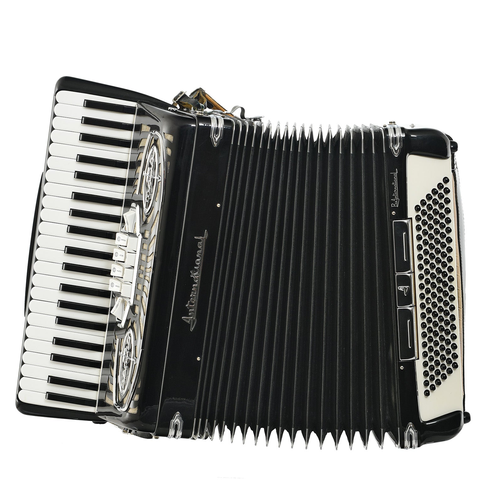 Open International Centro Matic Model 27B Keyboard Accordion