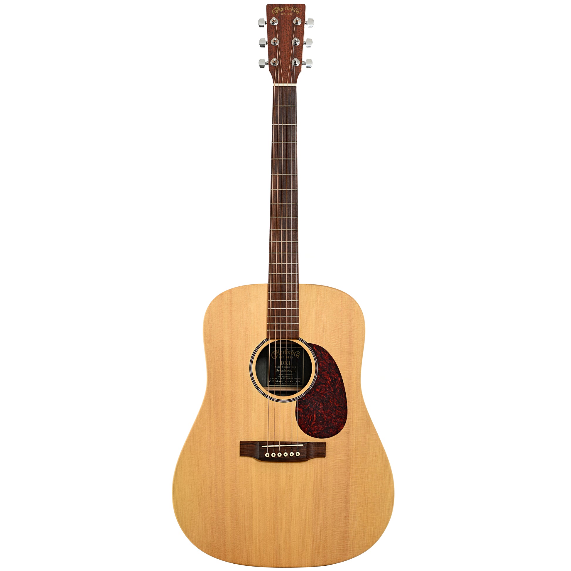 Full front of Martin DX1 Acoustic Guitar