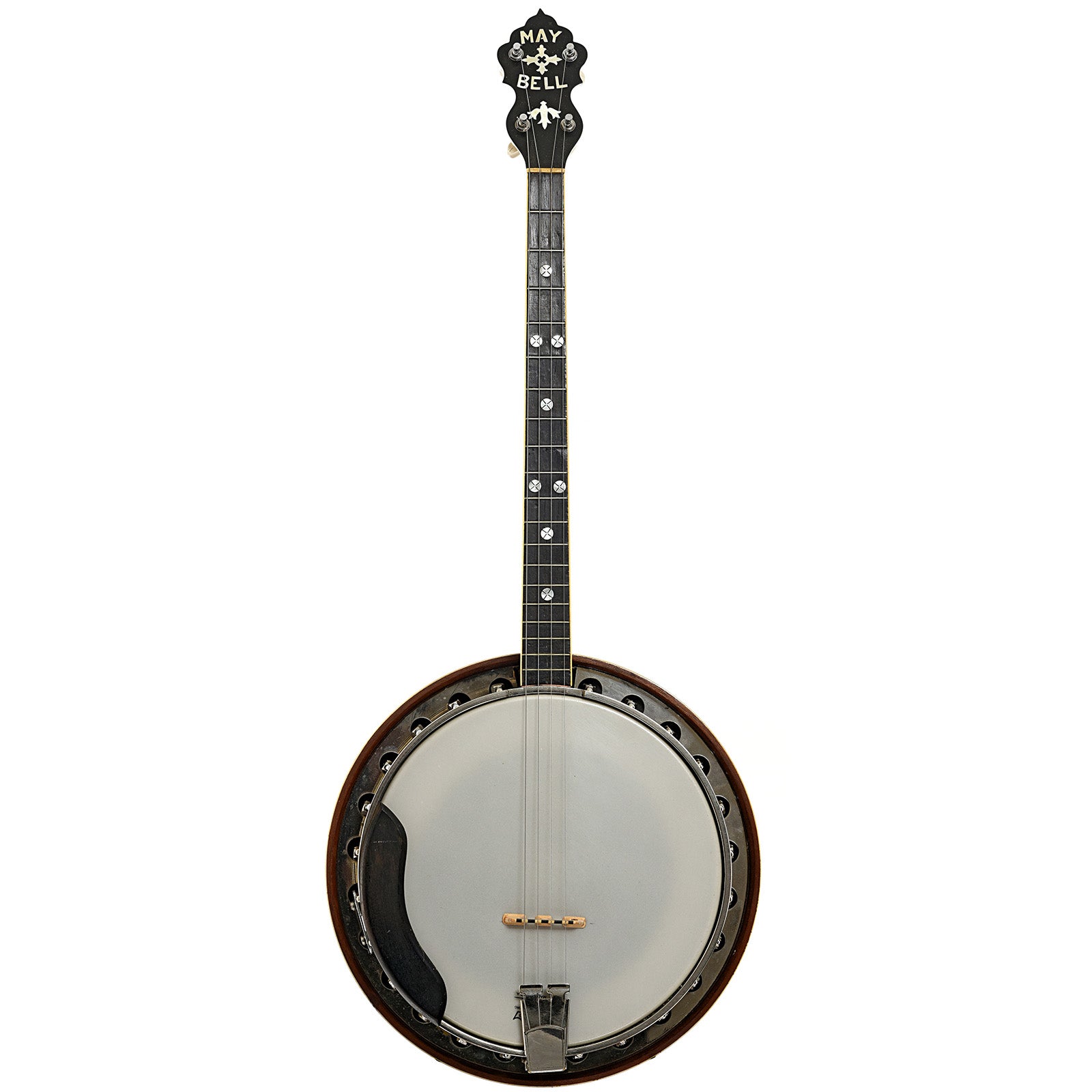 Full front of Slingerland May Bell 428 Tenor Banjo