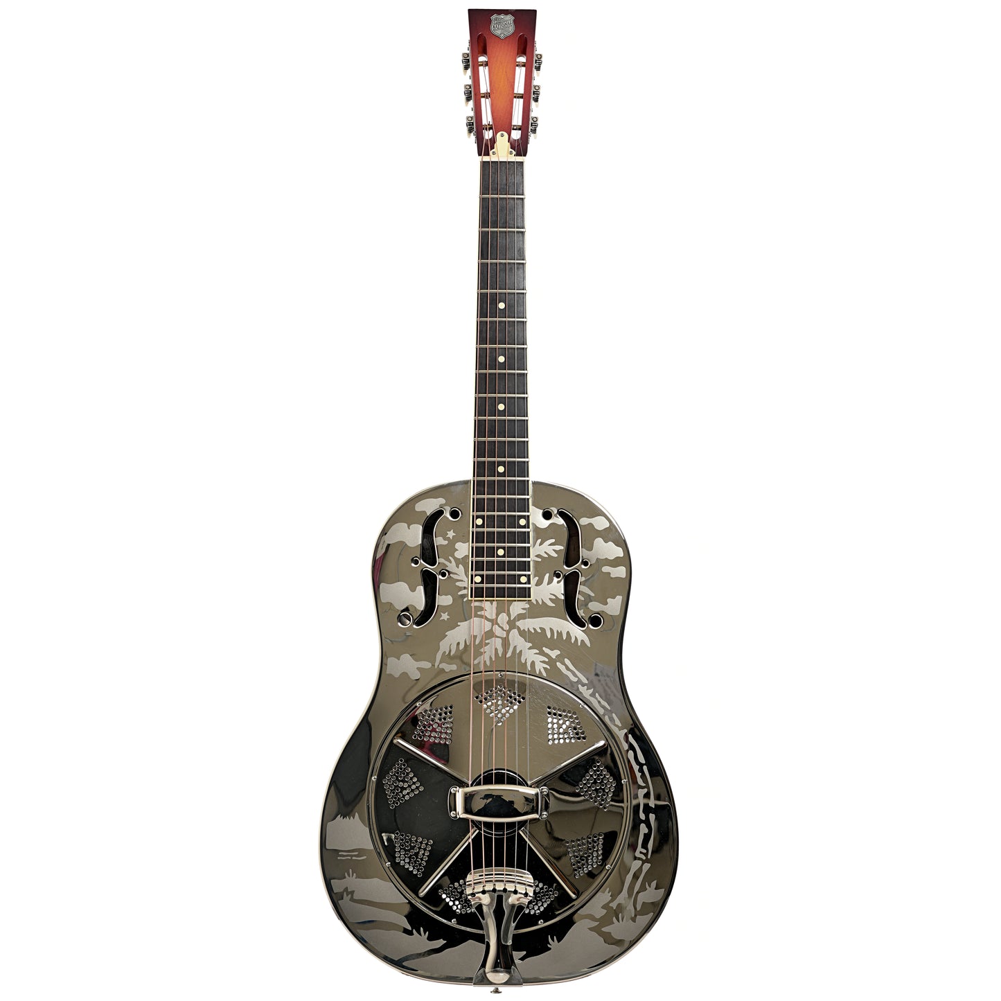 Full front of National Style O Roundneck Resonator Guitar