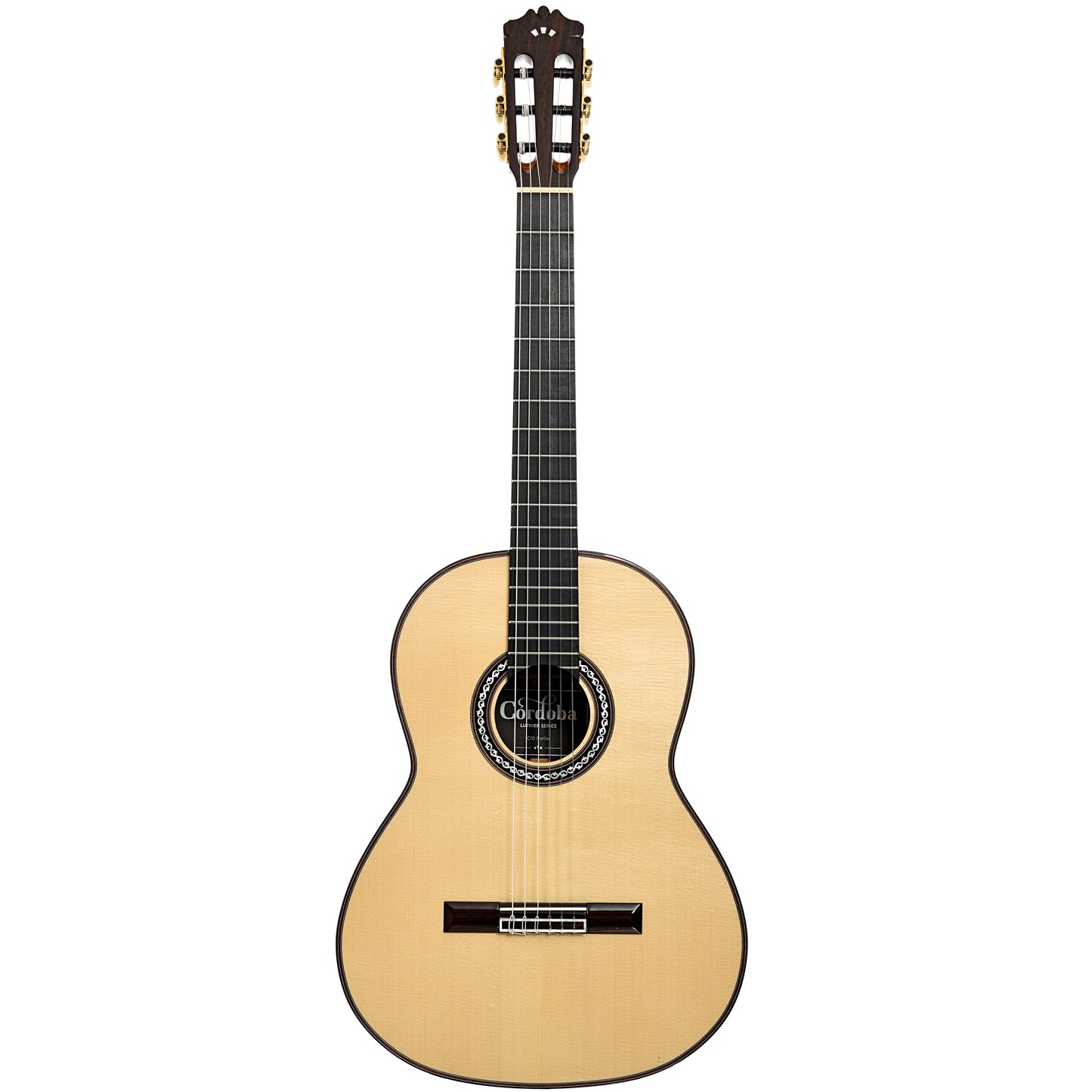 Full front of Cordoba C-10 Parlor Nylon String Guitar