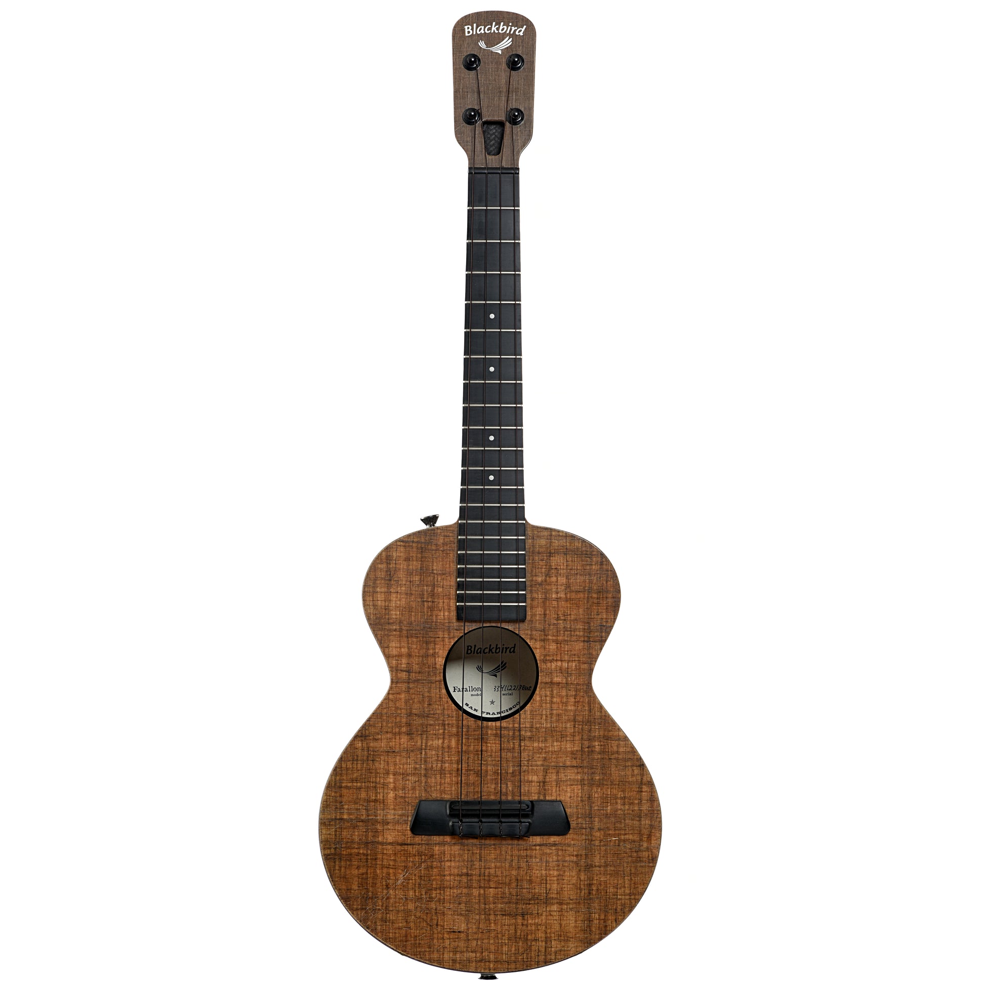 Full Front of Blackbird Farralon Ekoa Tenor Ukulele 