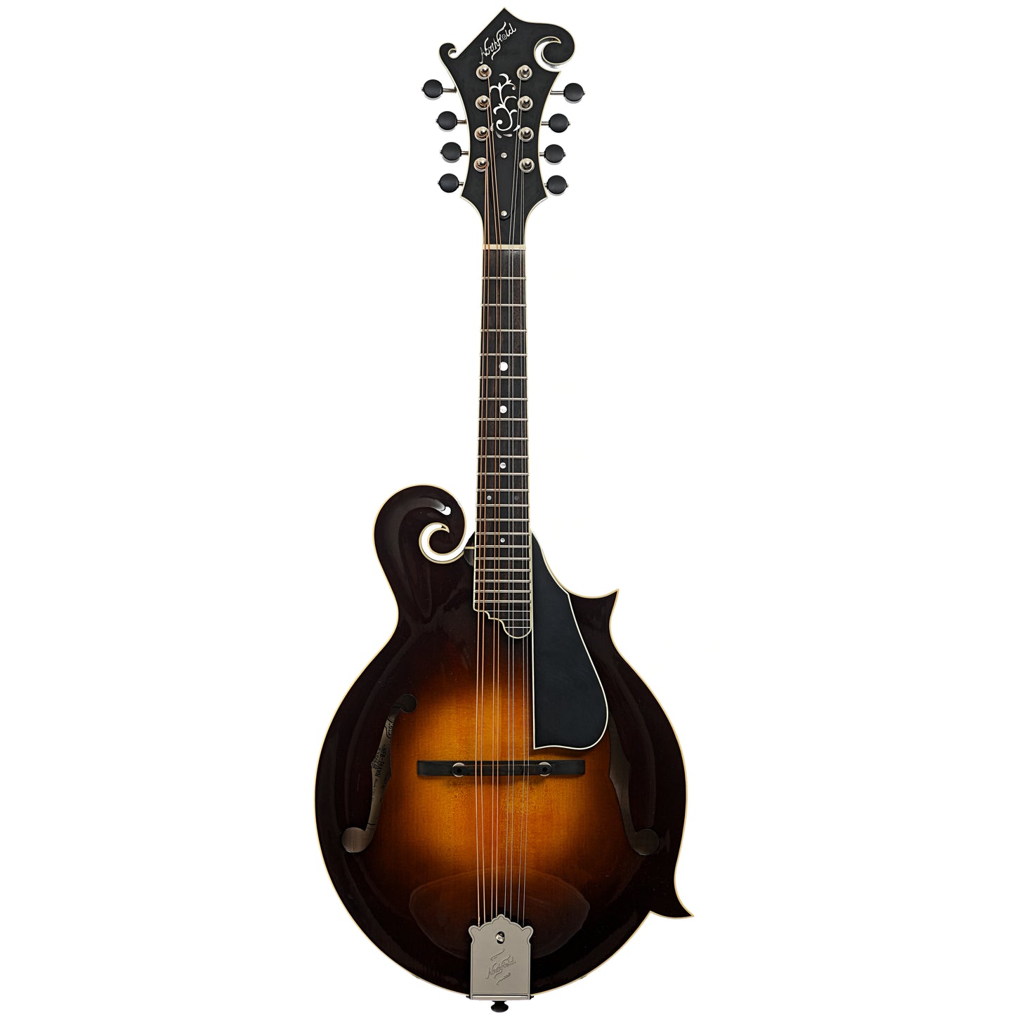 Full front of Northfield Workshop NFB-F5AWN Master Model Big Mon Mandolin, Wide Nut