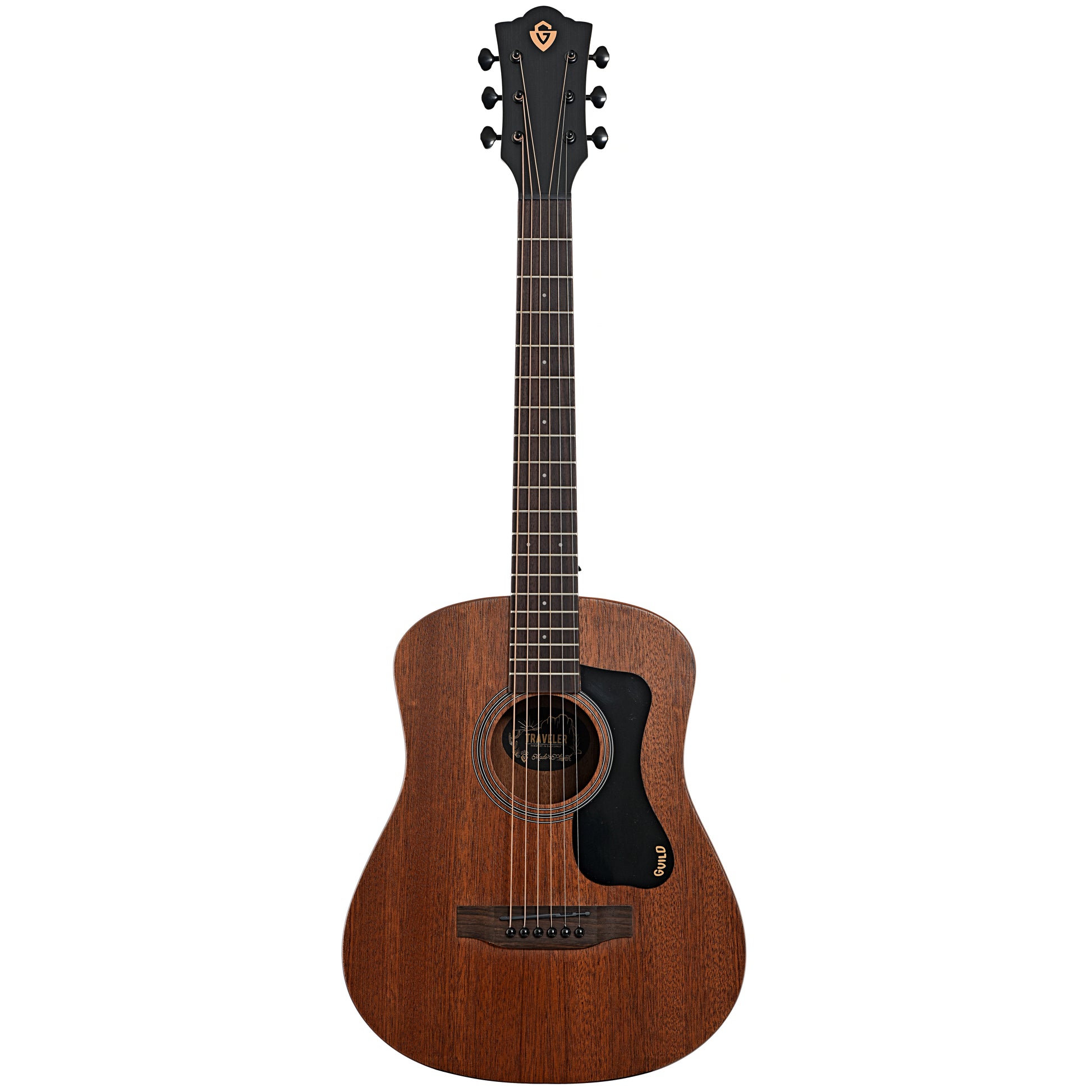 Full front of Guild Traveler Acoustic Guitar