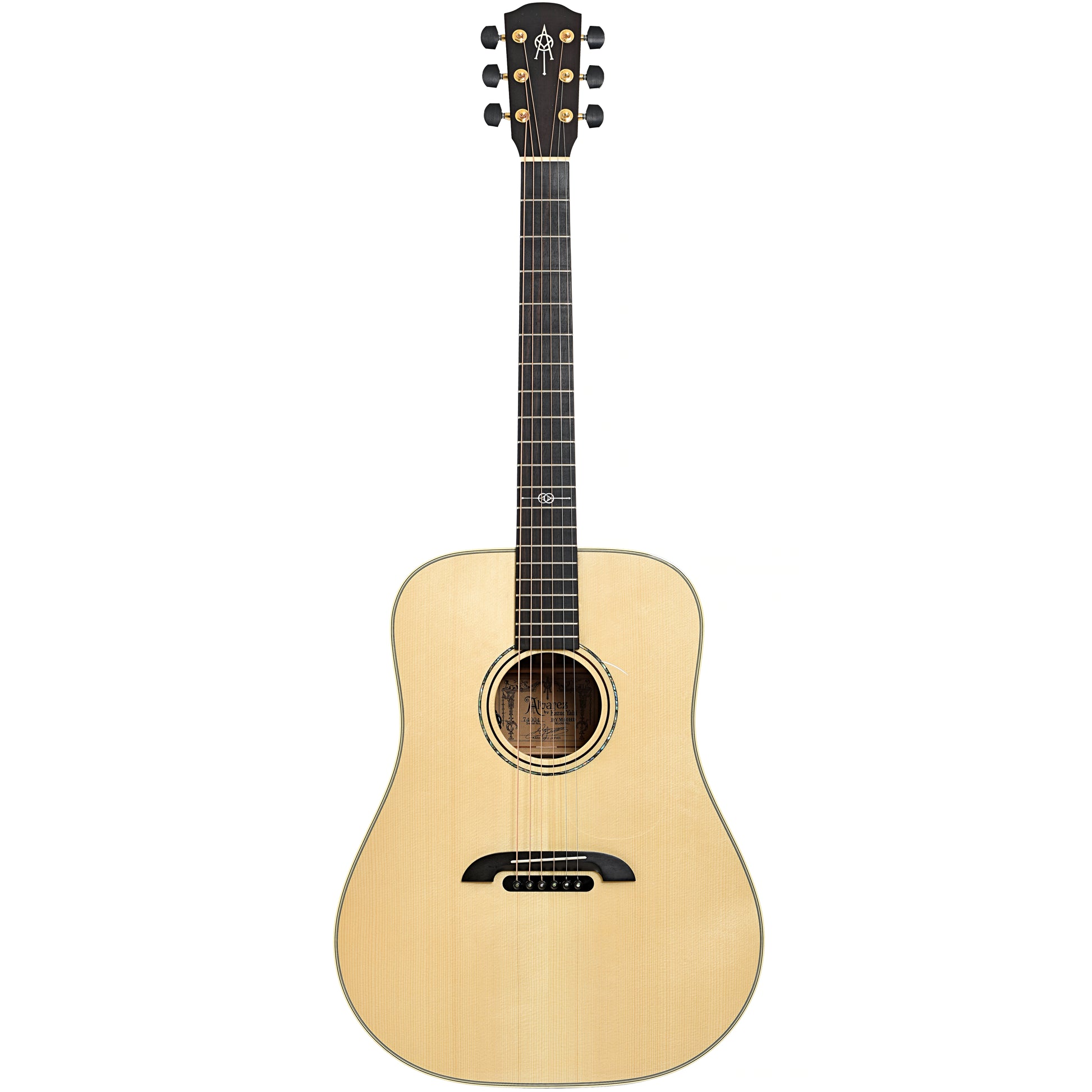 Full front of Alvarez Yairi DYM60HD Acoustic Guitar (2021)