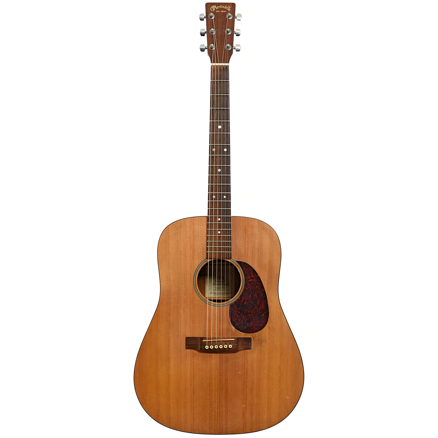 Full front of Martin DM Acoustic Guitar