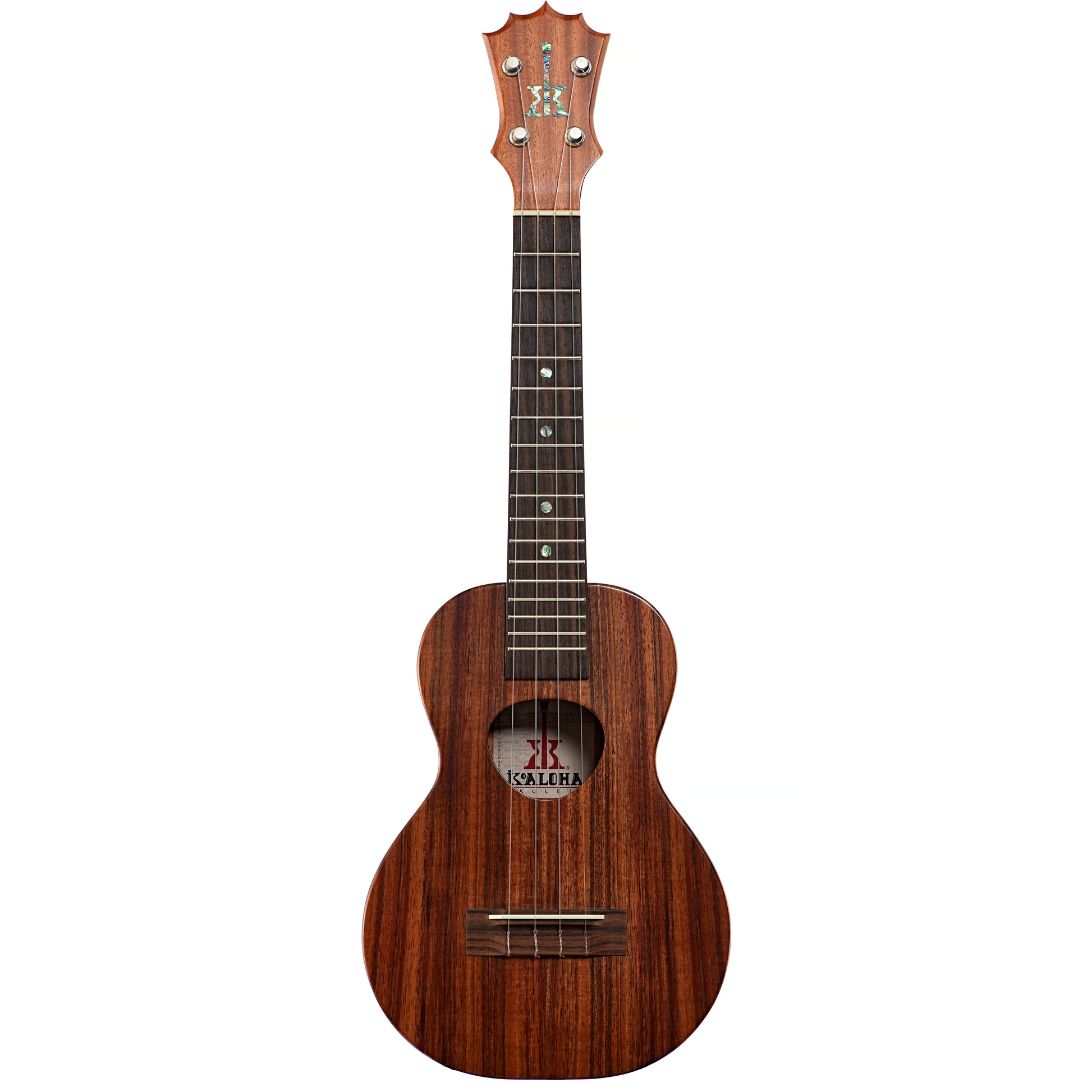 Full front of KoAloha KCM-00 Concert ukulele