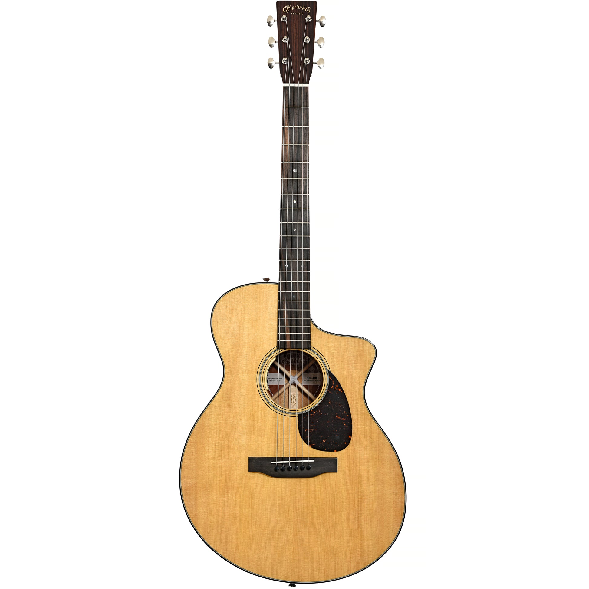 full front of of Martin SC-18E Acoustic Guitar 