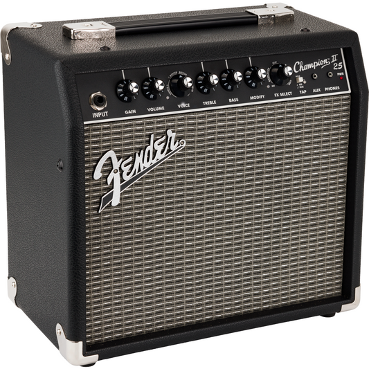 Fender Champion II 25 Amplifier, Front Angle