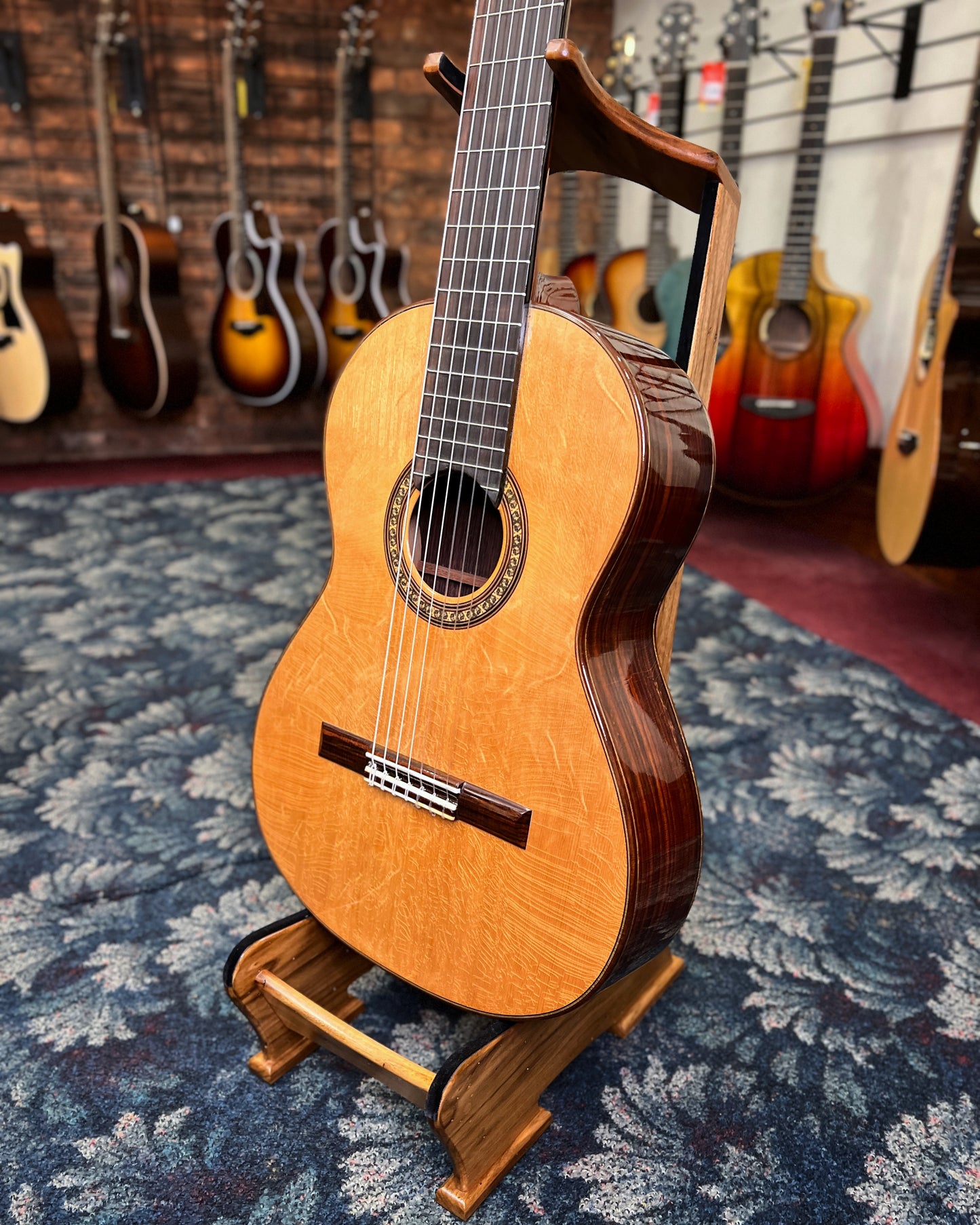 Showroom photo of Front  of Sergei de Jonge 7-String Classical Guitar (1981)