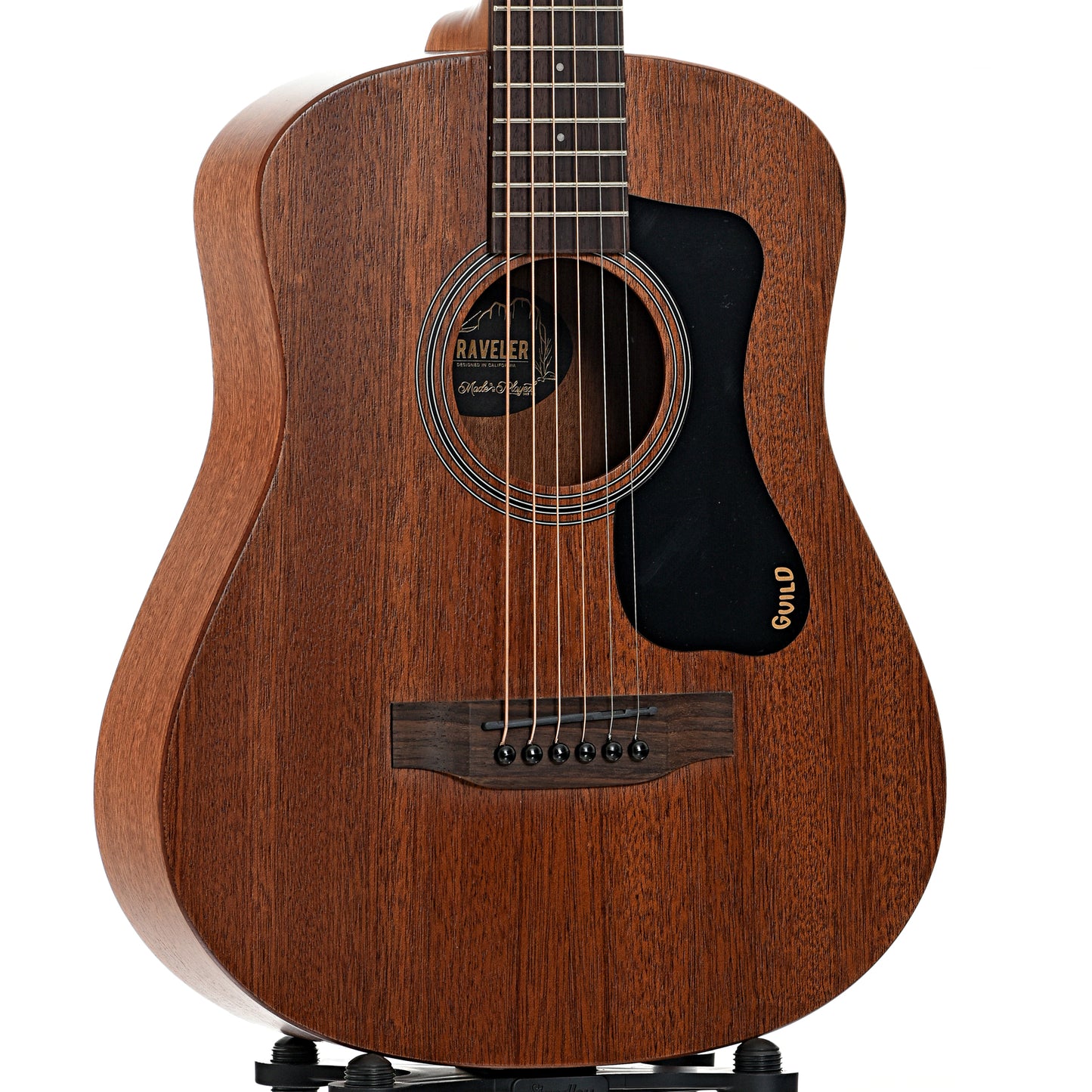 Front and side of Guild Traveler Acoustic Guitar