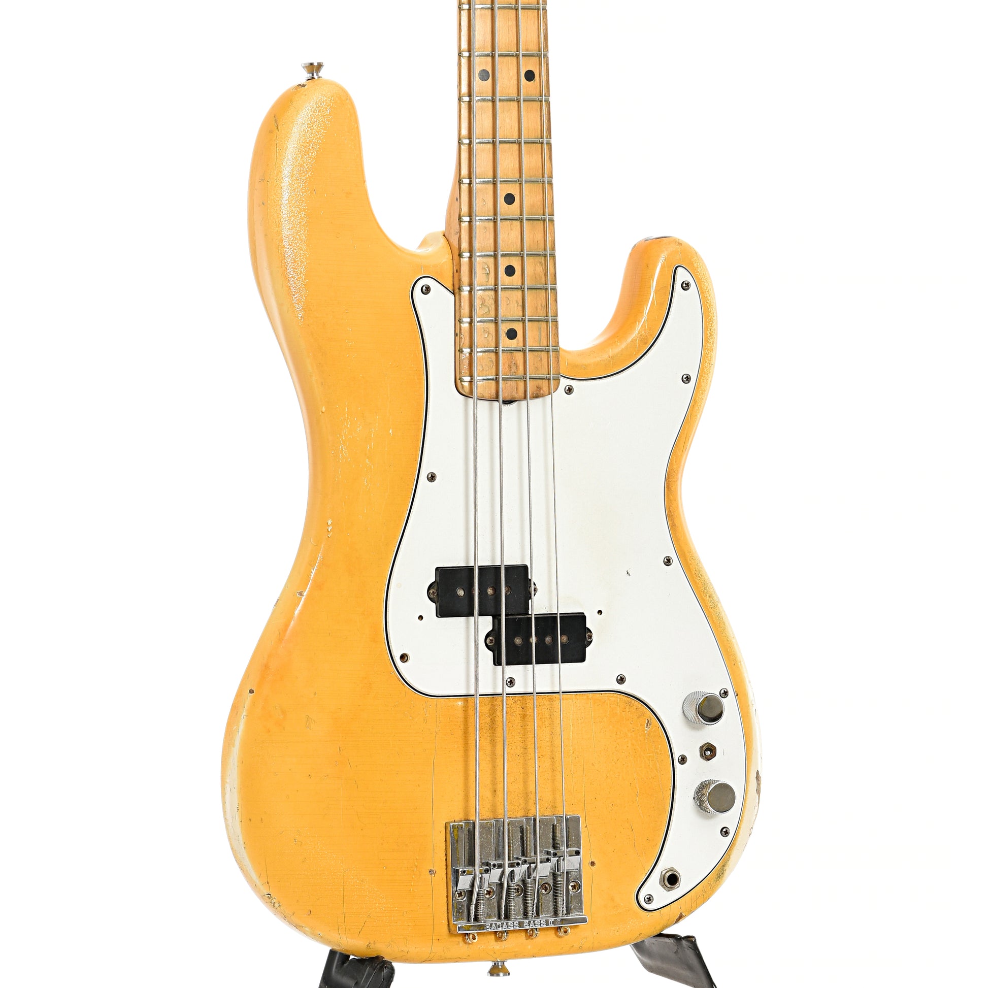 Front and side of Fender Precision Electric Bass 