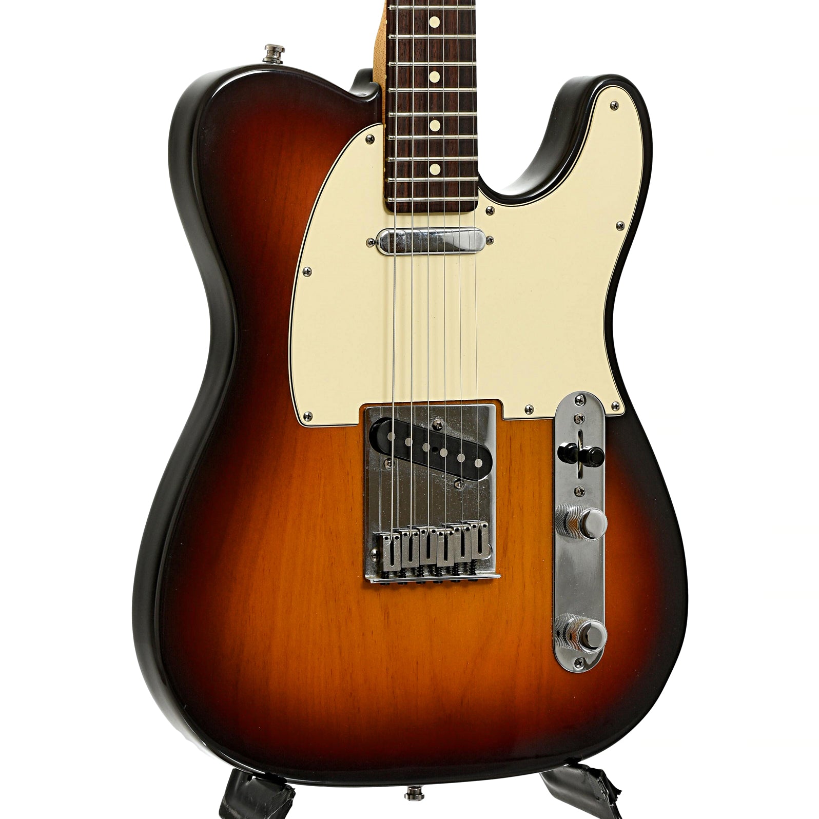 Front and side of Fender American Series Telecaster Electric Guitar