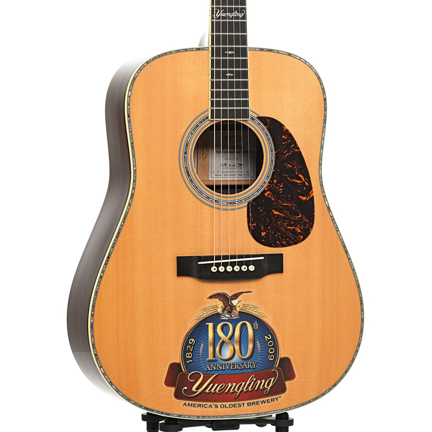 Front and side of Martin Yuengling Custom D-41 Special Acoustic Guitar (2009)