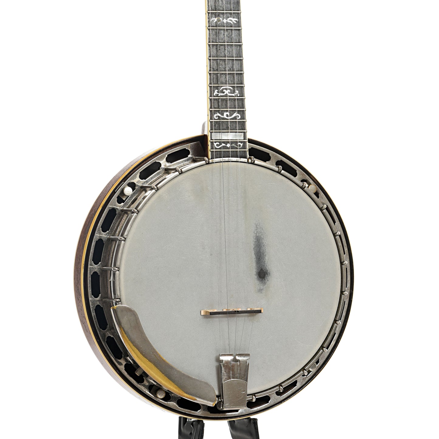 Front and side of Gibson PB-3 Conversion Resonator Banjo (1930)