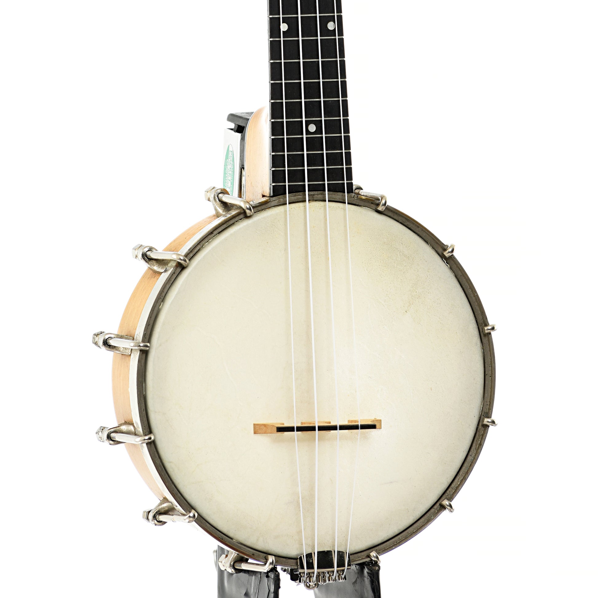 Front and side of Weymann Style 225 Banjo Ukulele (c.1924)