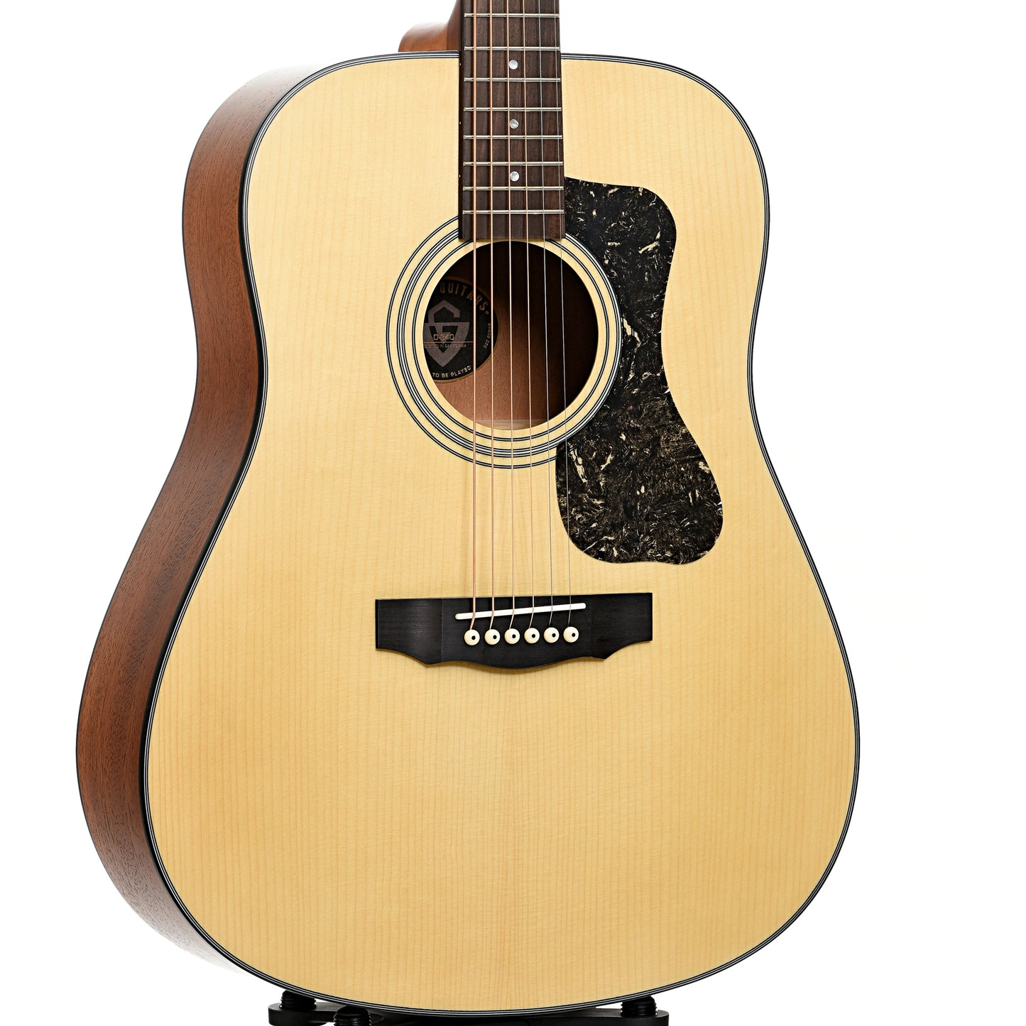 Front and side of Guild 300 Series D-340 Acoustic Guitar